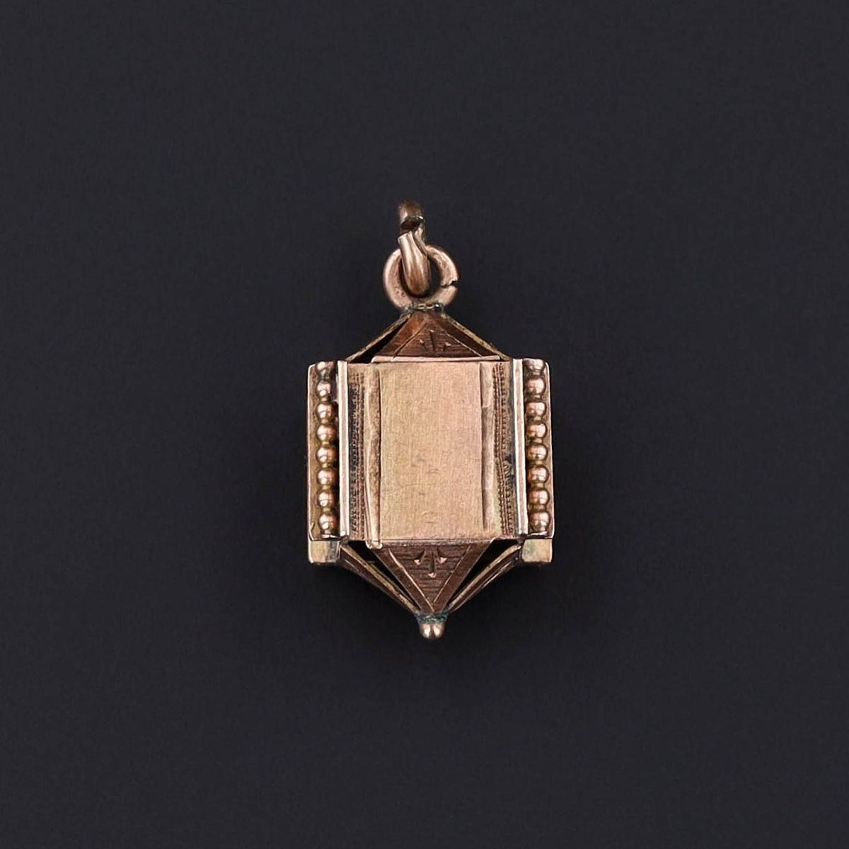 Vintage Dreidel Charm of 10k Gold - Trademark Antiques