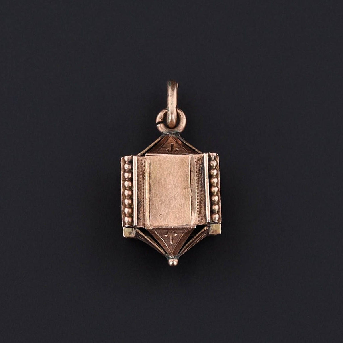 Vintage Dreidel Charm of 10k Gold - Trademark Antiques