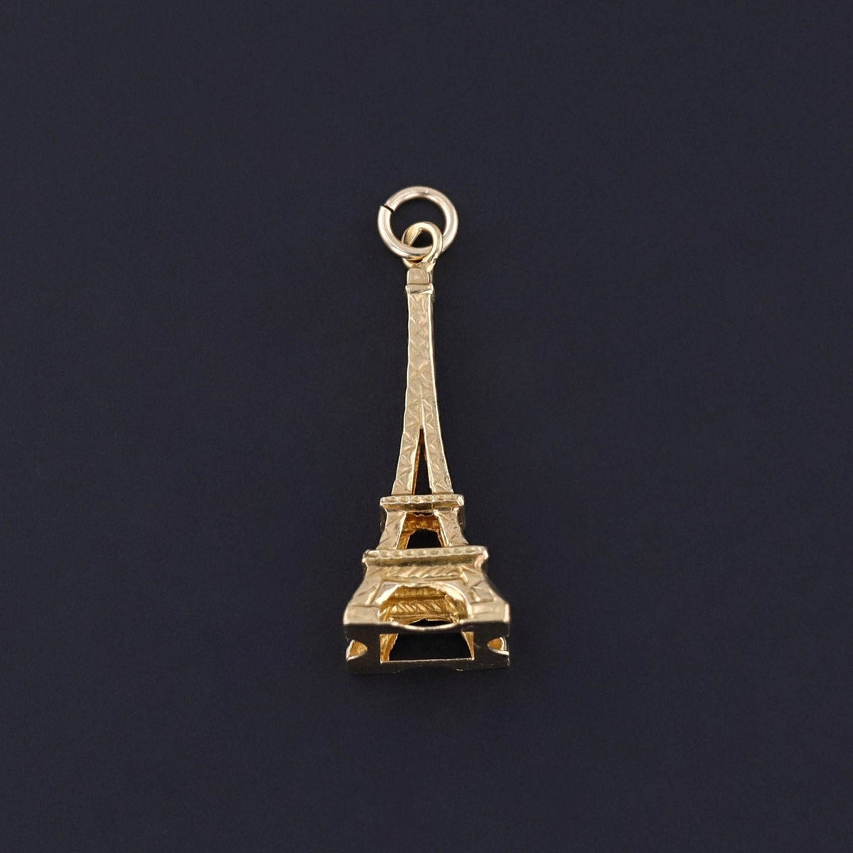 Vintage Eiffel Tower Charm of 18k Gold - Trademark Antiques