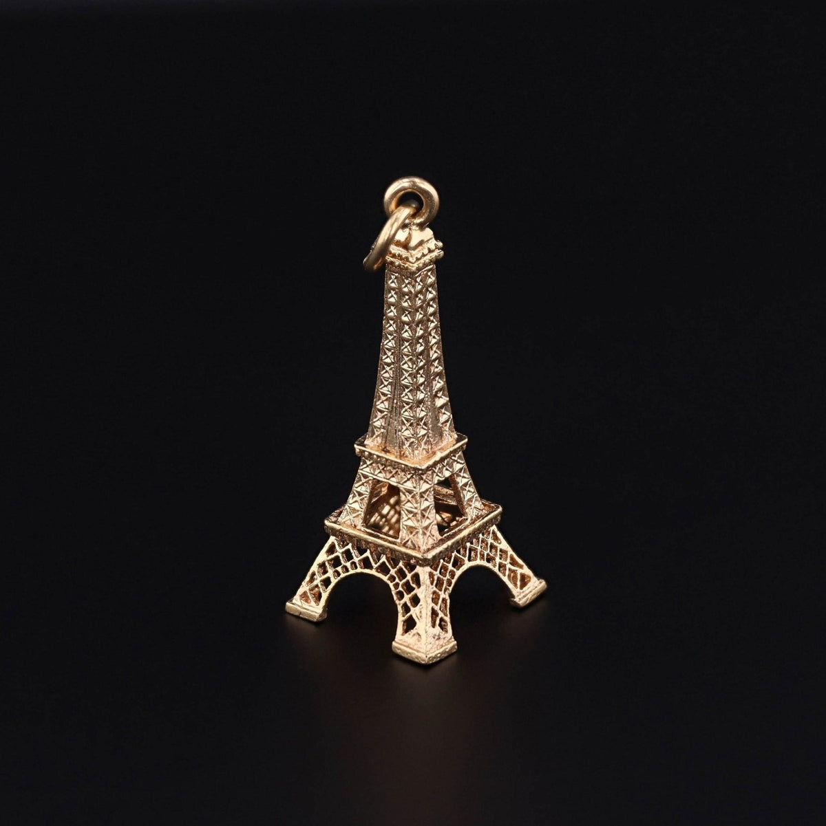 Vintage Eiffel Tower Pendant of 14k Gold - Trademark Antiques