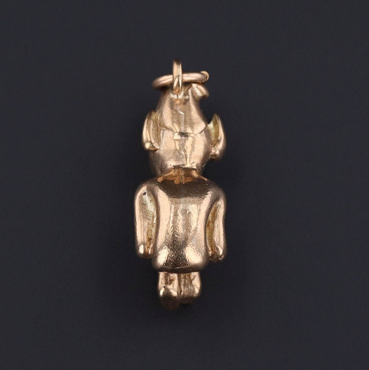 Vintage Elf Pendant of 9ct Gold - Trademark Antiques