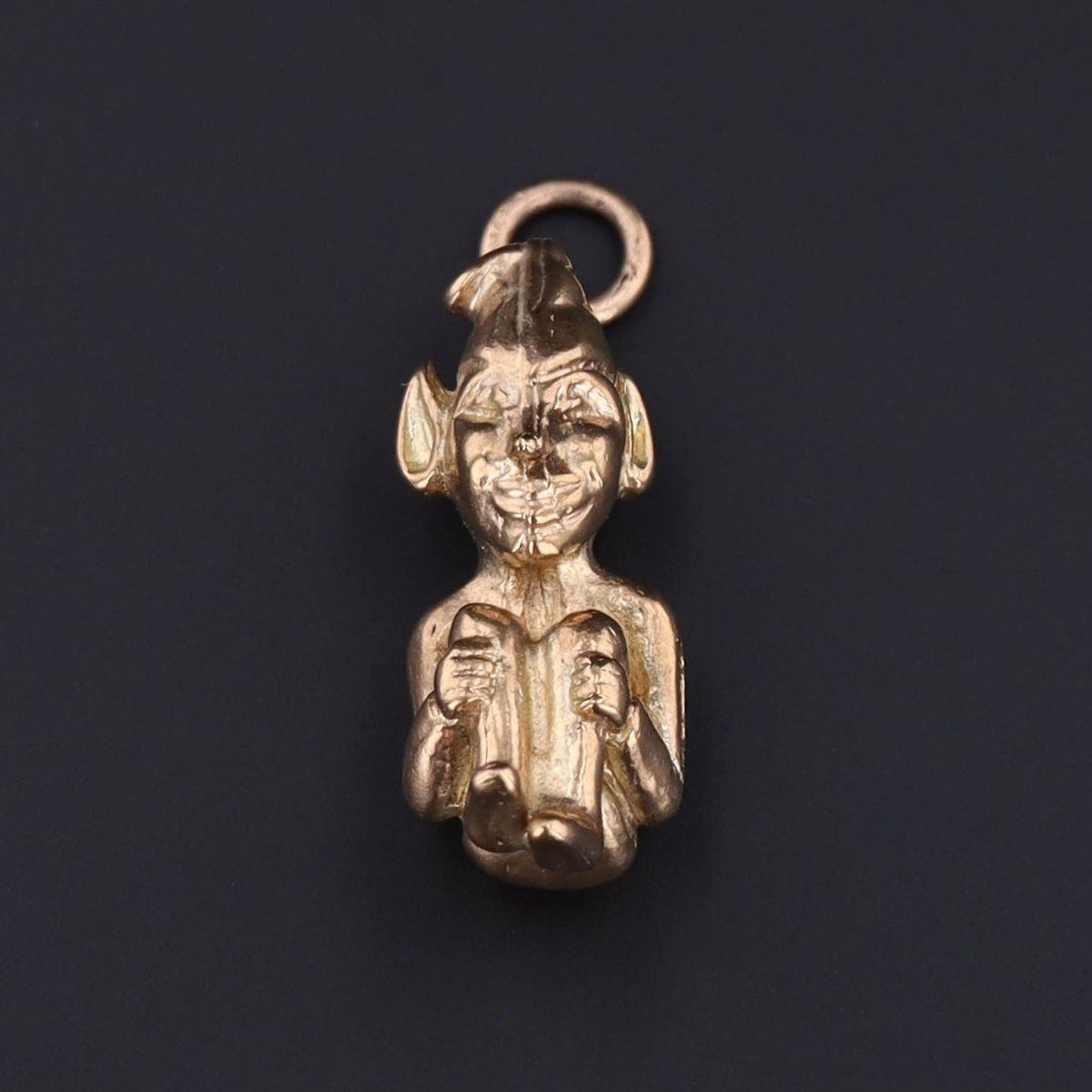 Vintage Elf Pendant of 9ct Gold - Trademark Antiques