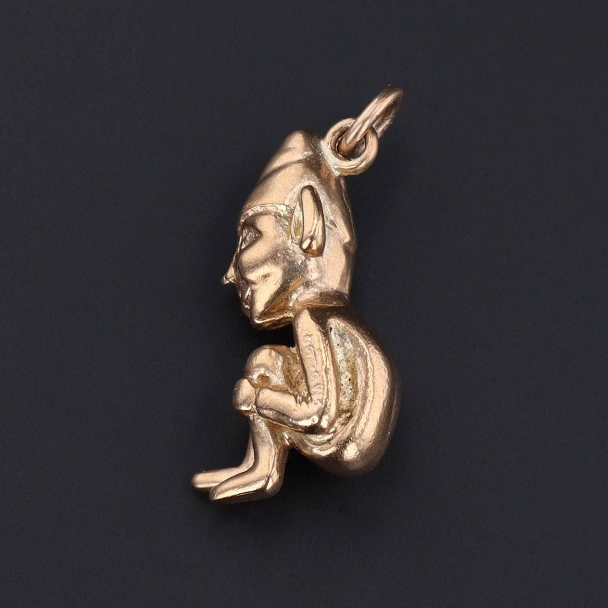 Vintage Elf Pendant of 9ct Gold - Trademark Antiques