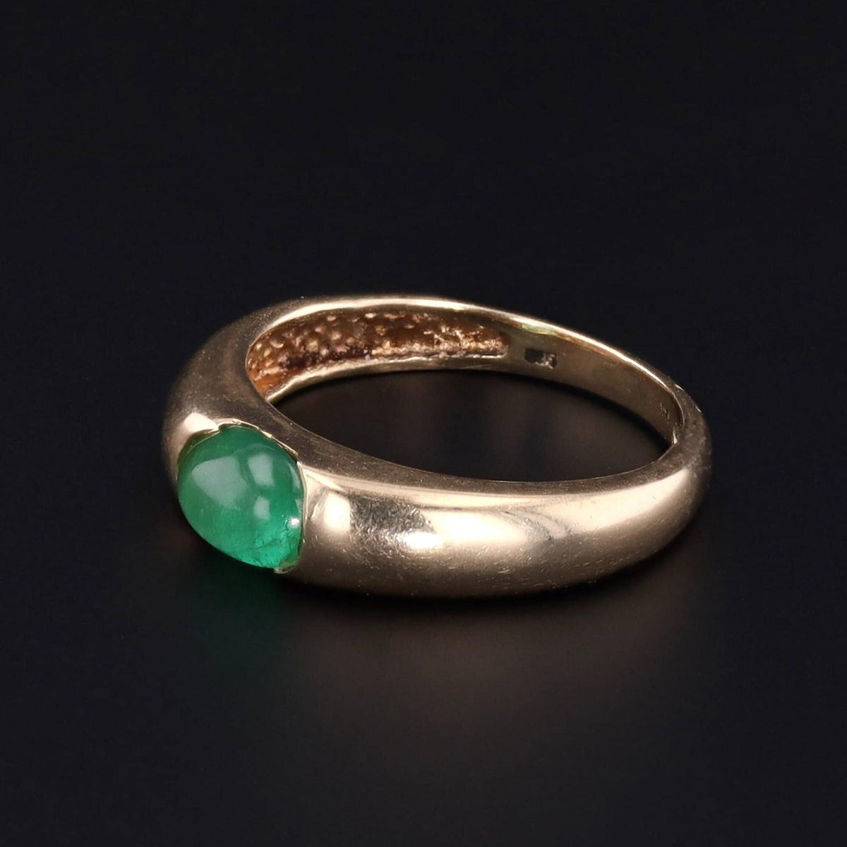 Vintage Emerald Ring | Vintage Band Ring - Trademark Antiques