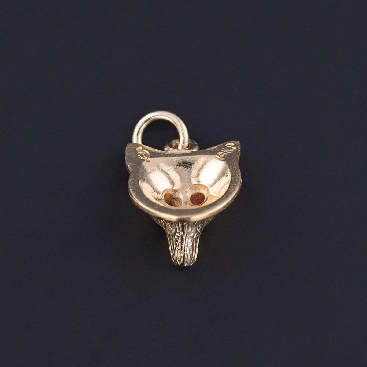 Vintage Fox Charm of 14k Gold - Trademark Antiques