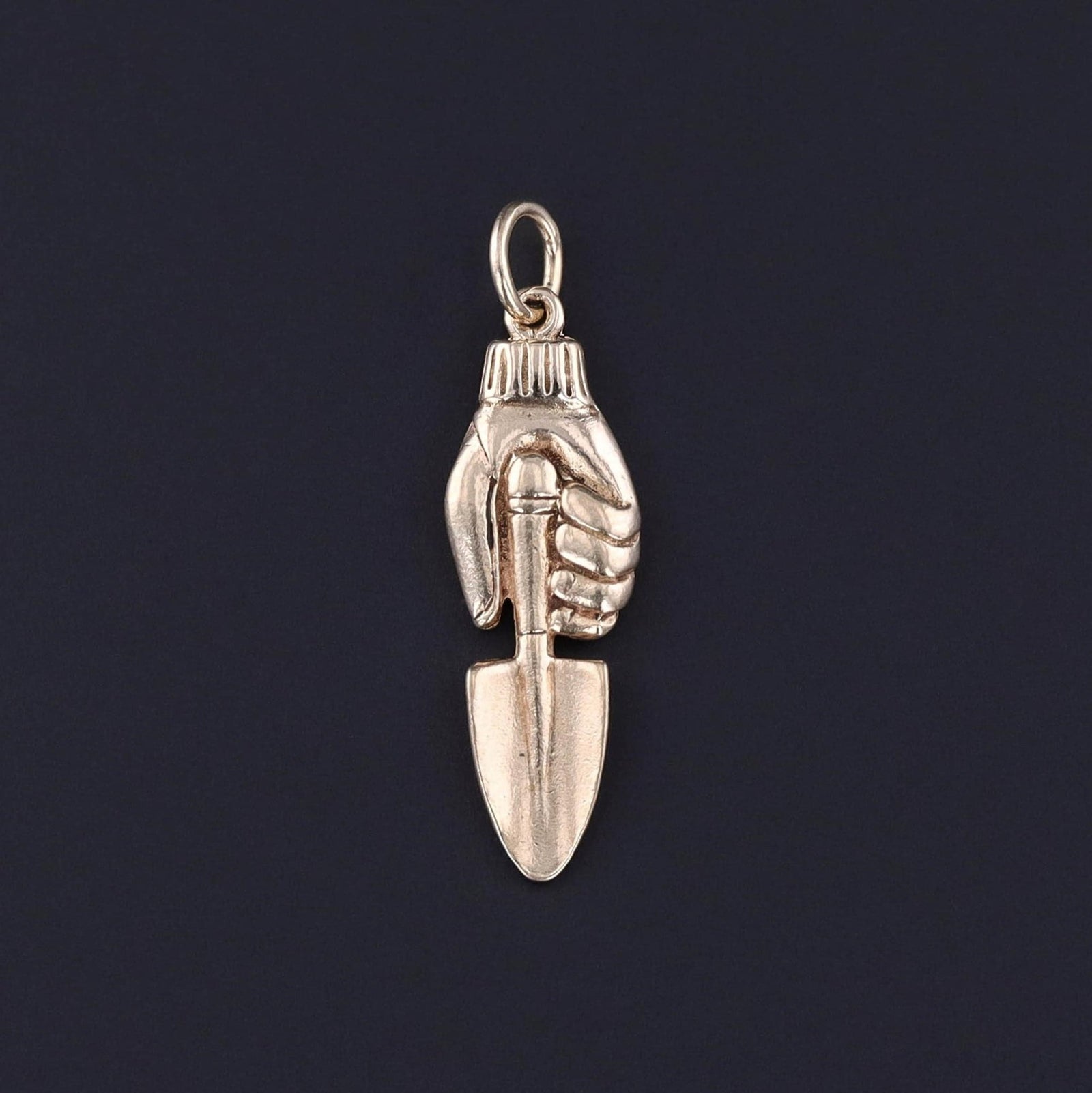 Vintage Gardening Charm of 14k Gold - Trademark Antiques