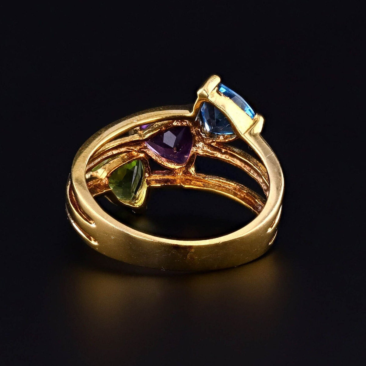 Vintage Gemstone Ring of 10k Gold - Trademark Antiques