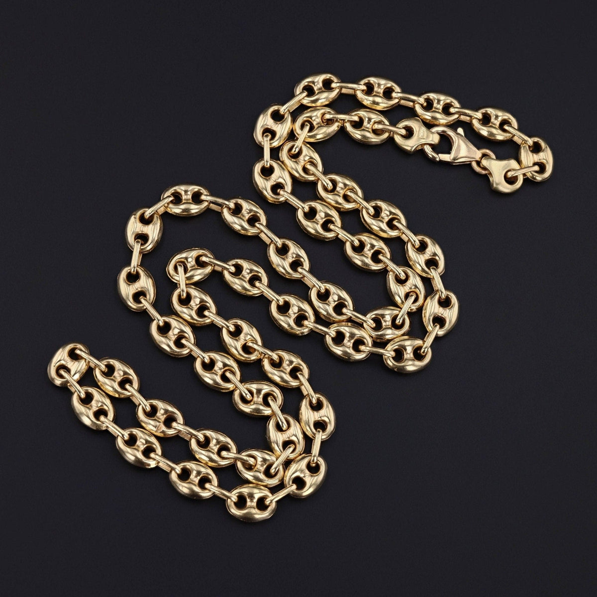 Vintage Gucci Mariner Link Chain of 18k Gold - Trademark Antiques