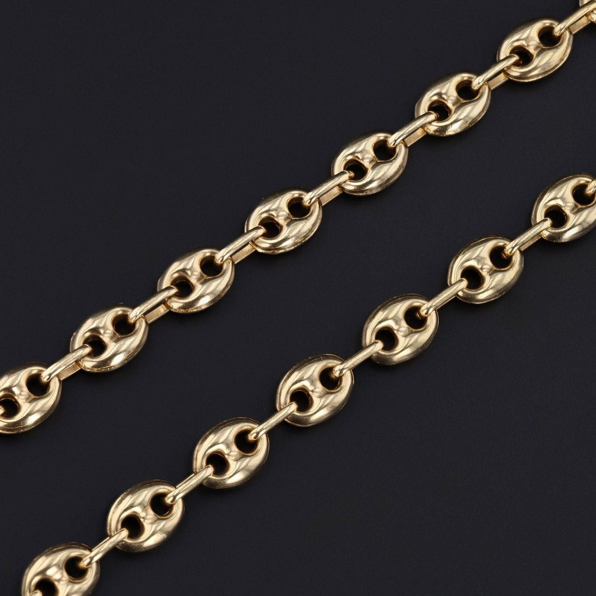 Vintage Gucci Mariner Link Chain of 18k Gold - Trademark Antiques