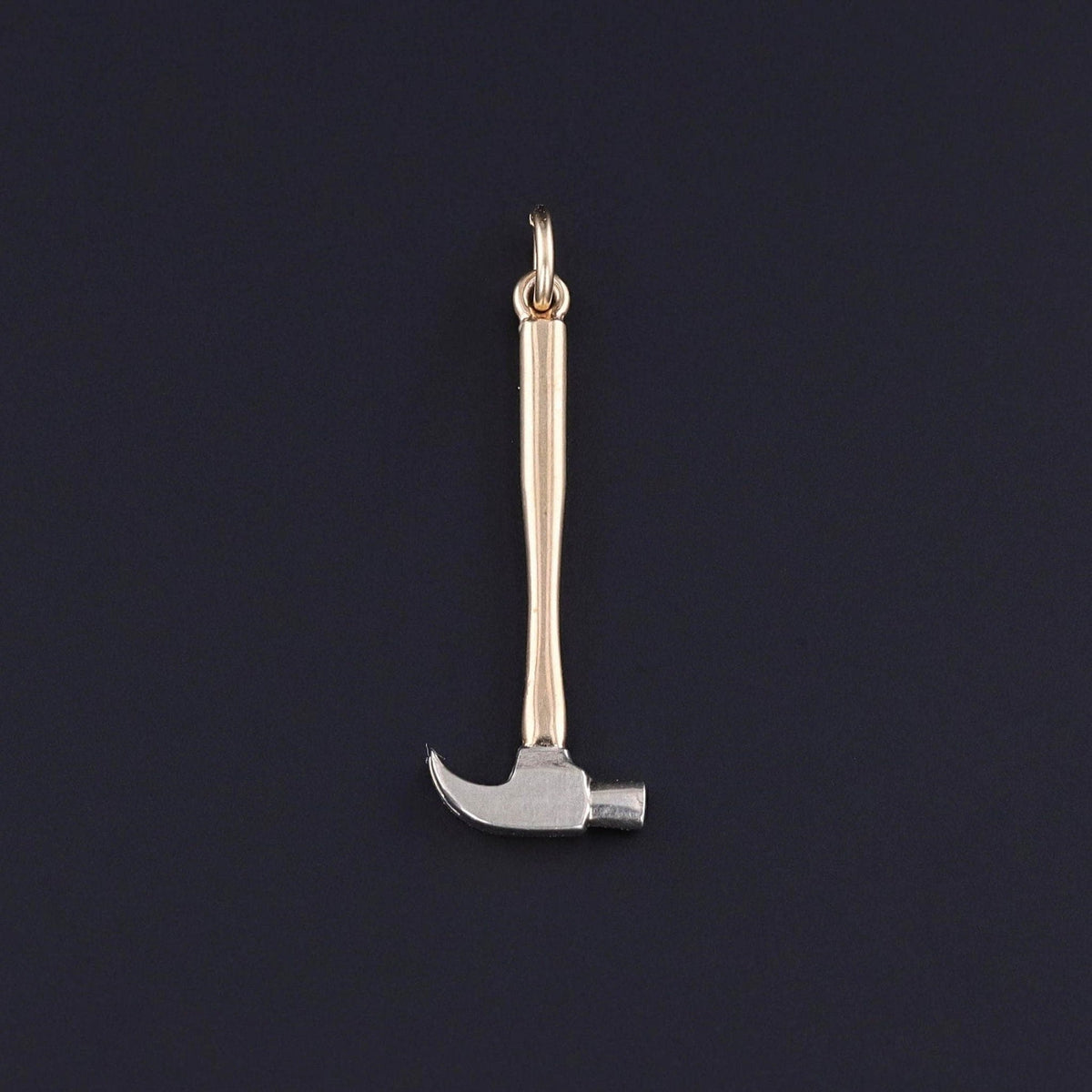 Vintage Hammer Charm of 14k Gold - Trademark Antiques