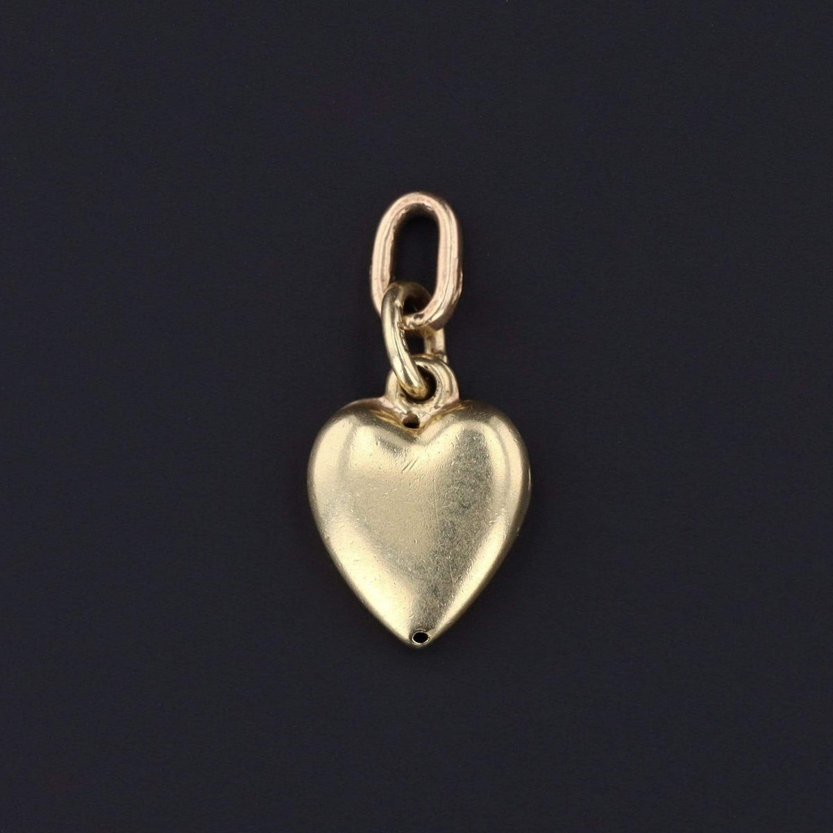 Vintage Heart Charm | 10k Gold Heart - Trademark Antiques