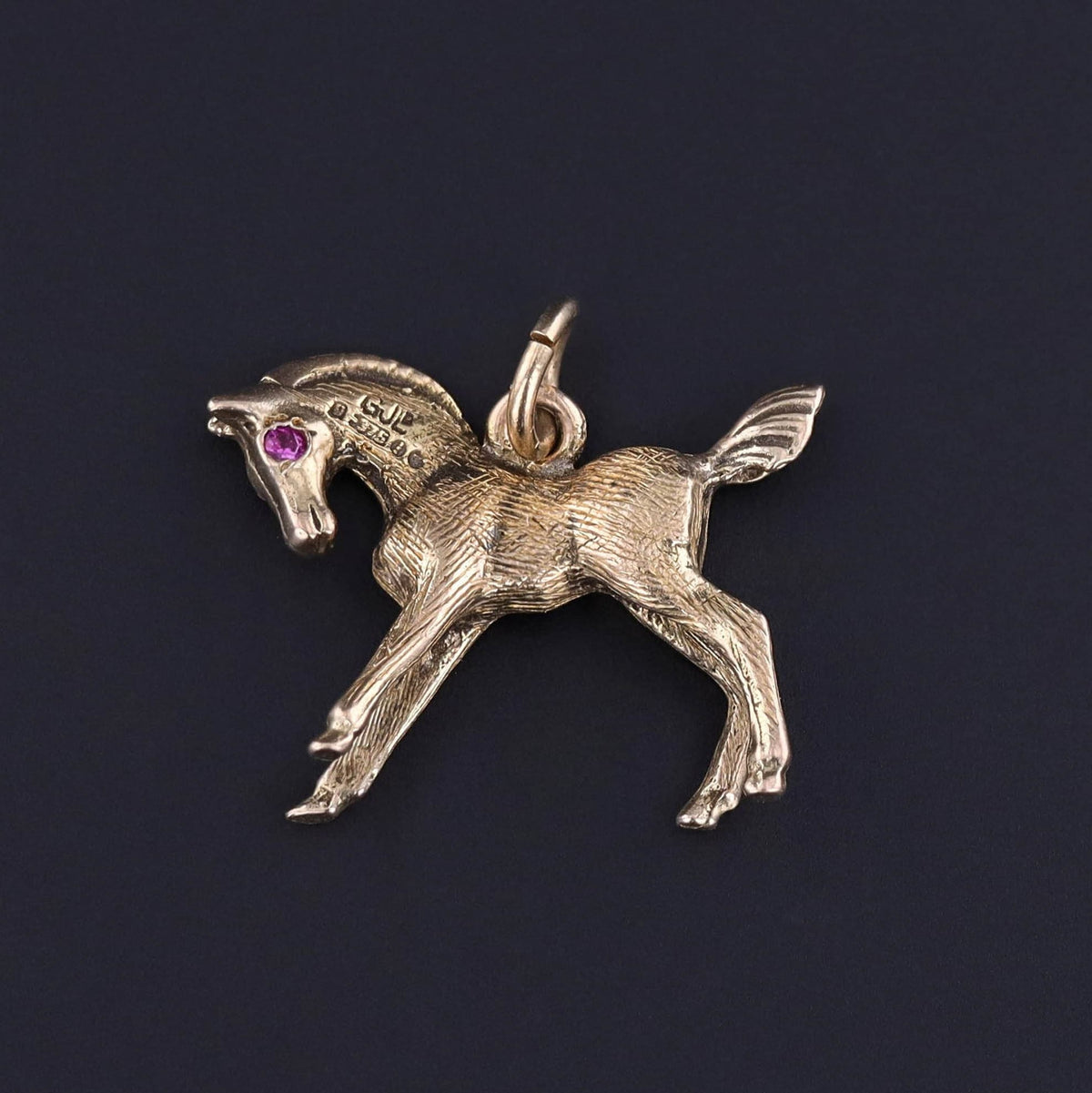 Vintage Horse Charm of 9ct Gold - Trademark Antiques