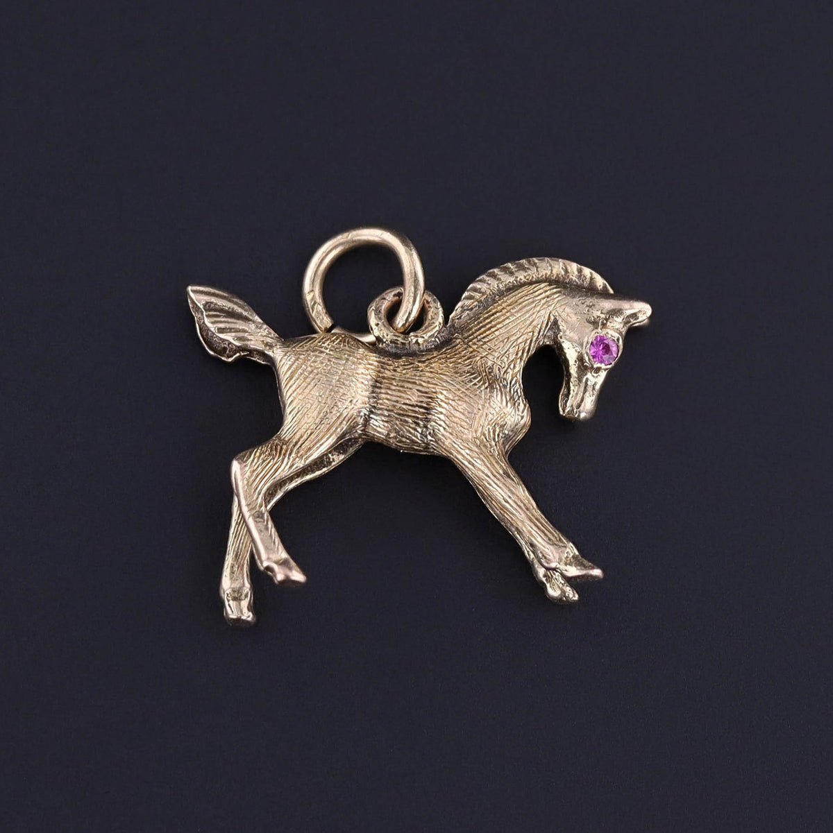 Vintage Horse Charm of 9ct Gold - Trademark Antiques