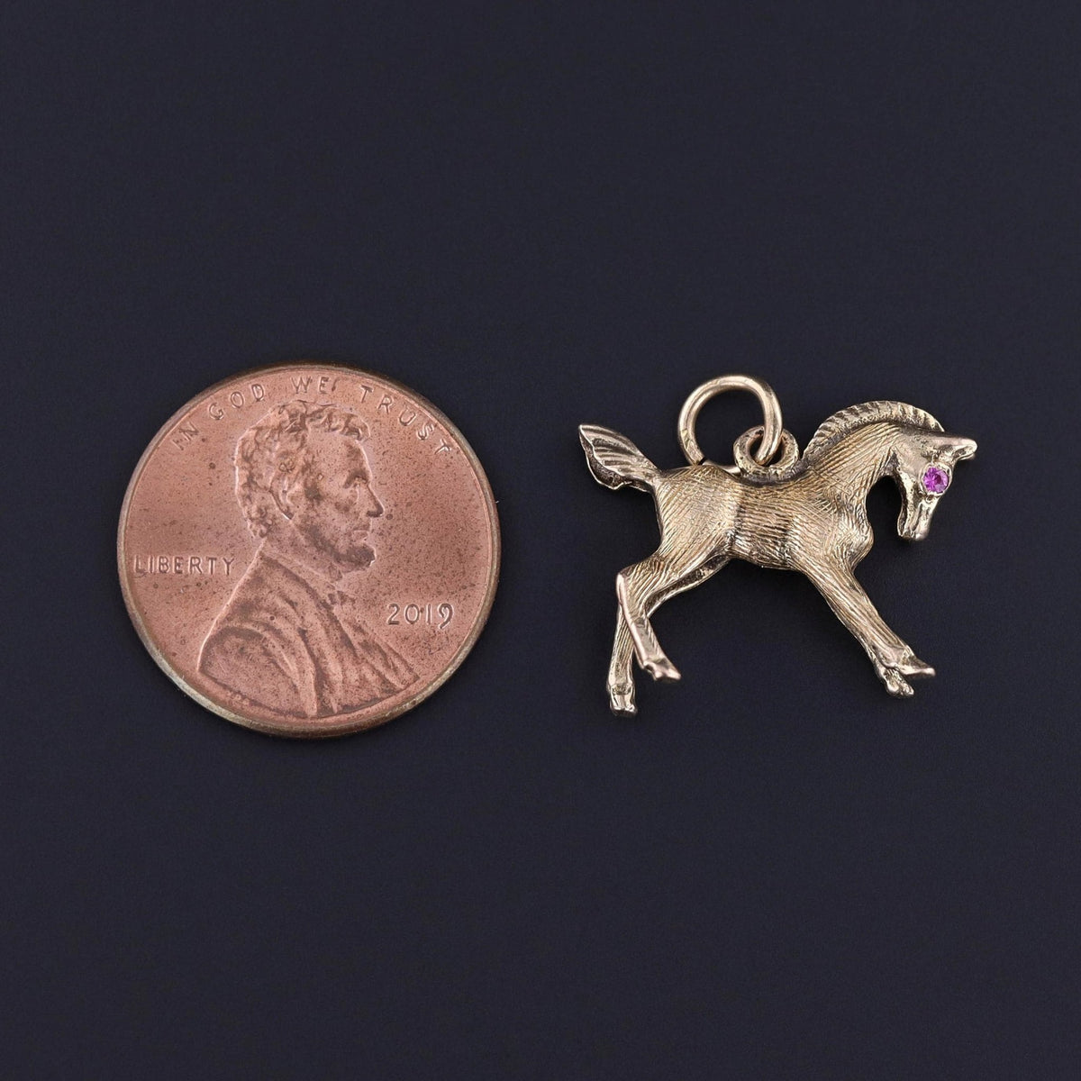 Vintage Horse Charm of 9ct Gold - Trademark Antiques