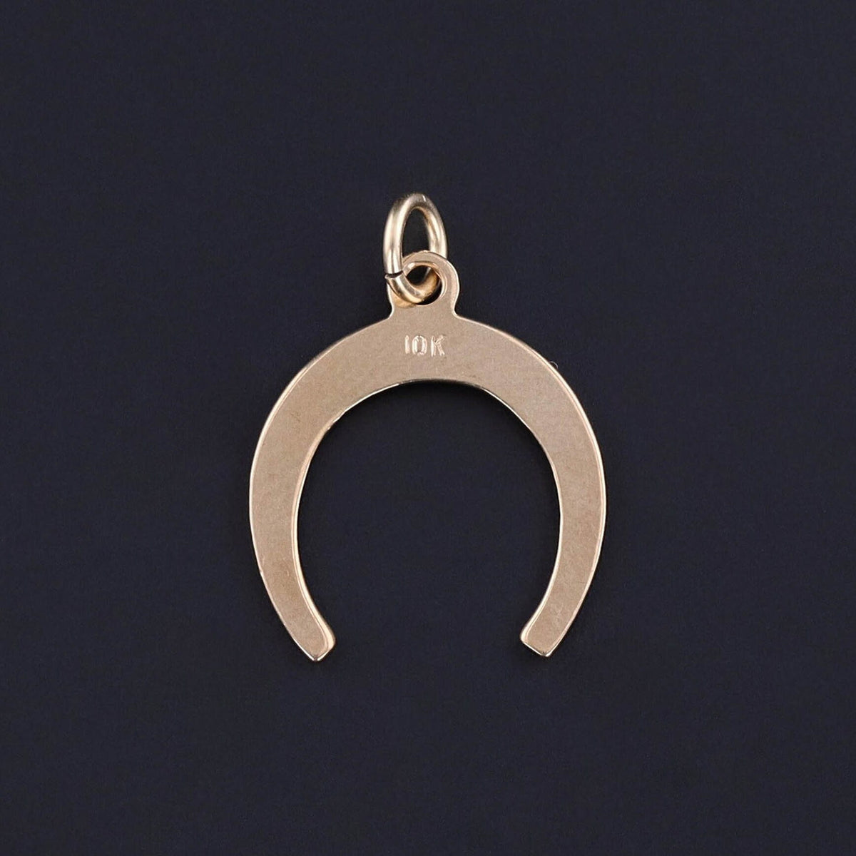 Vintage Horseshoe Charm of 10k Gold - Trademark Antiques