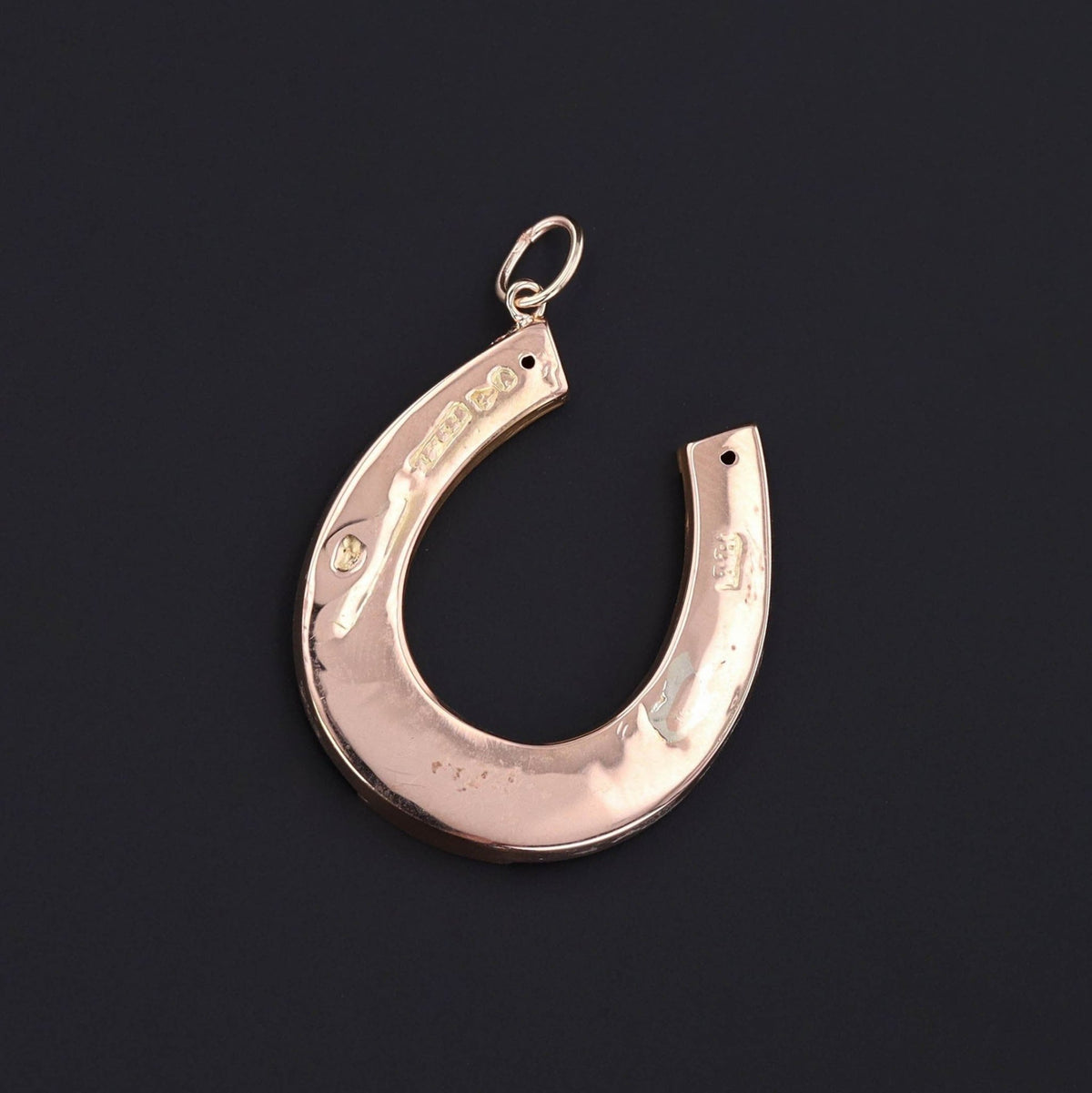 Vintage Horseshoe Conversion Pendant of 15ct Gold - Trademark Antiques
