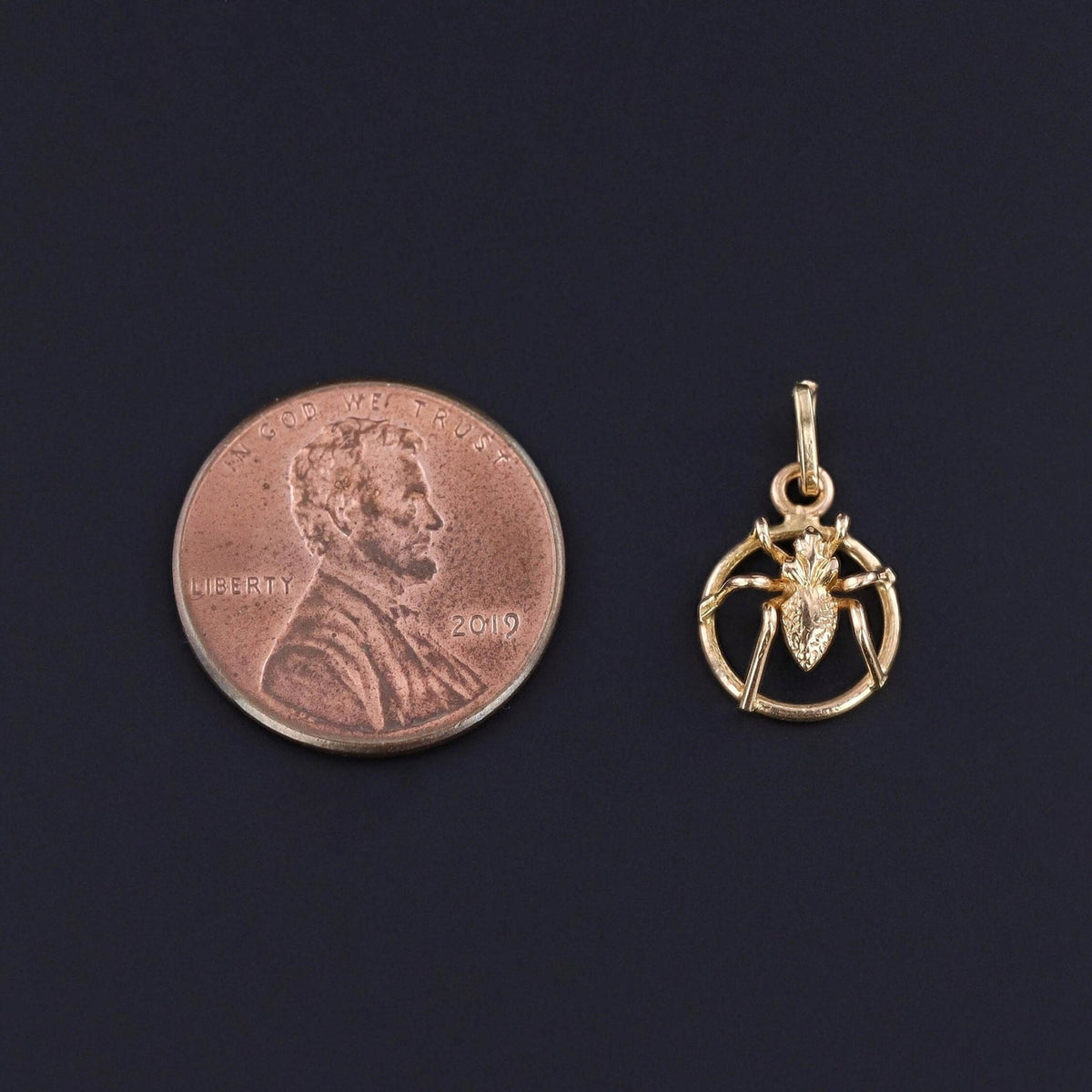 Vintage Insect Charm of 18k Gold - Trademark Antiques