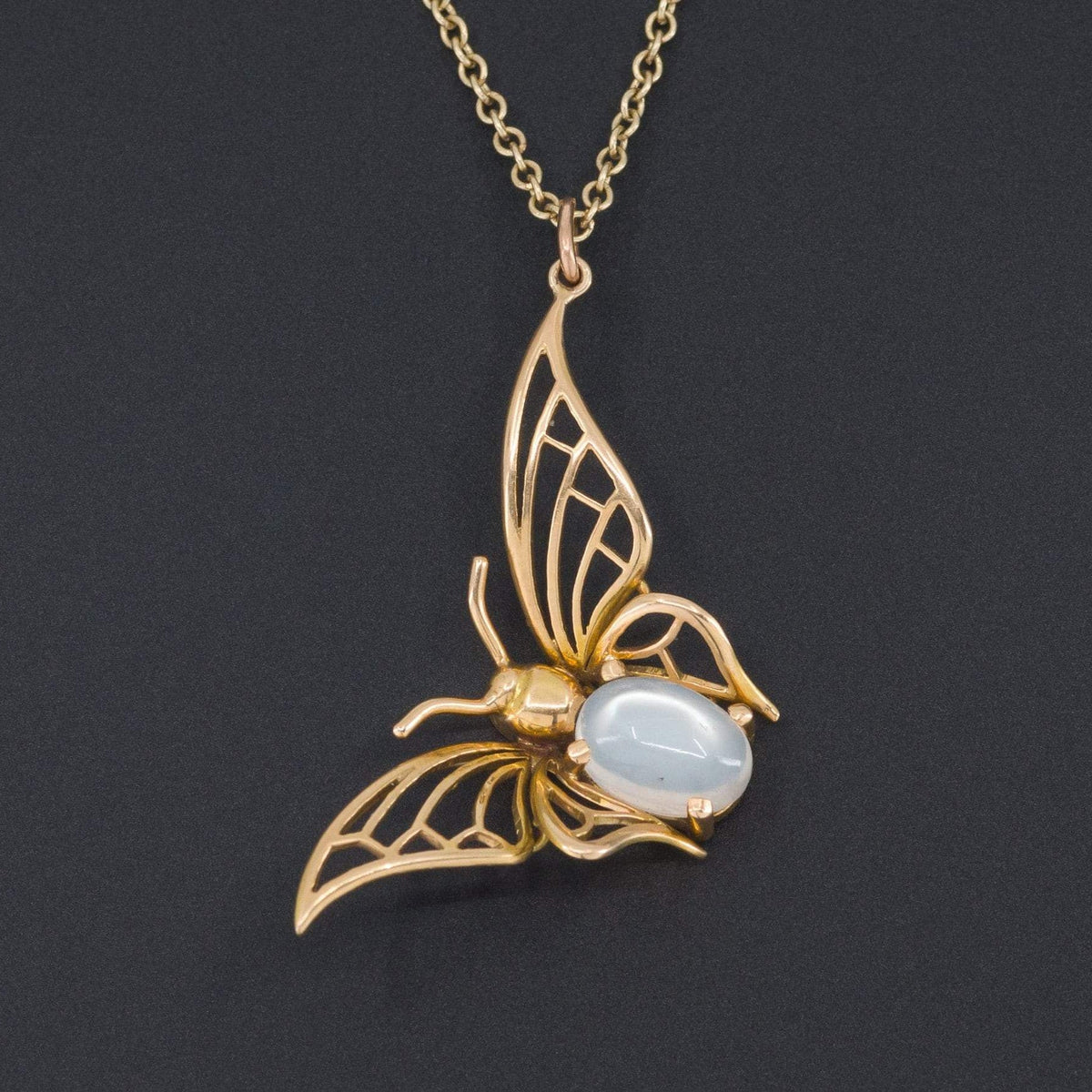 Vintage Insect or Bug Pendant | Vintage Pin Conversion - Trademark Antiques