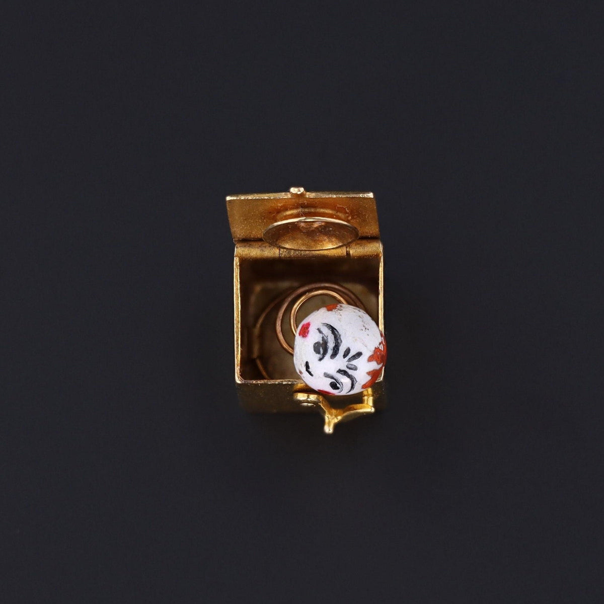 Vintage Jack In the Box Charm of 14k Gold - Trademark Antiques