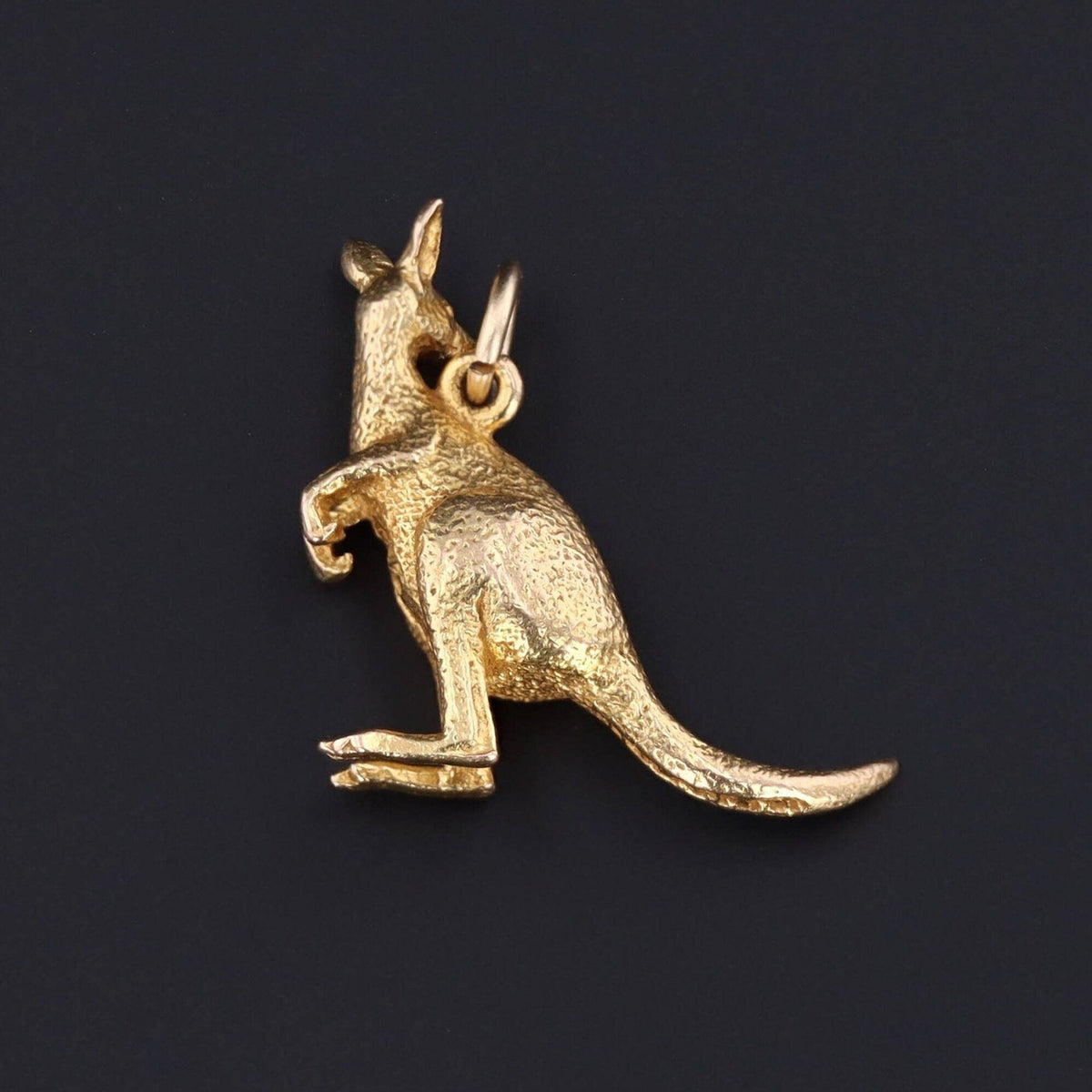 Vintage Kangaroo Charm of 14k Gold - Trademark Antiques