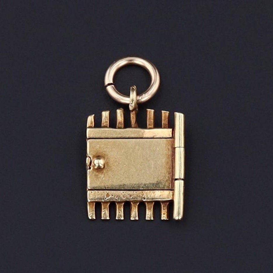 Vintage Keep Out Charm | Moveable Charm - Trademark Antiques