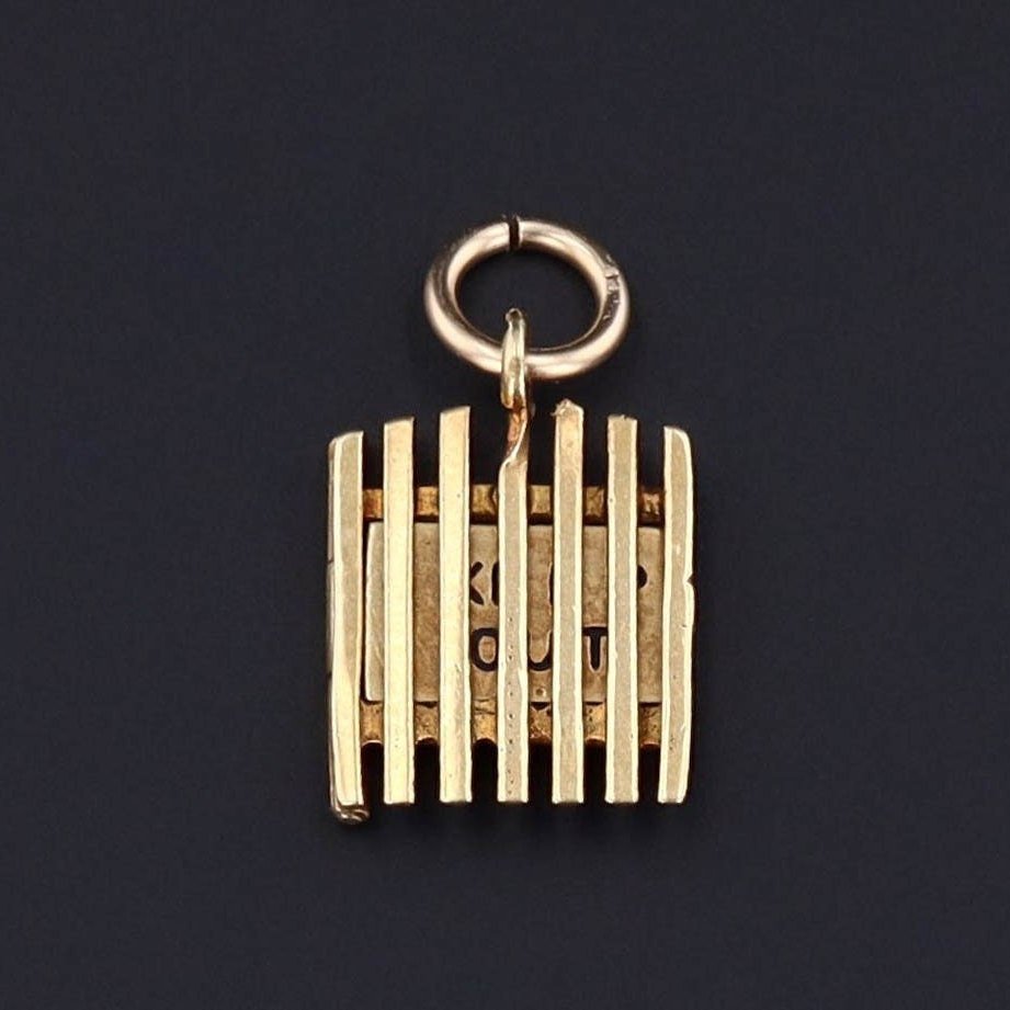 Vintage Keep Out Charm | Moveable Charm - Trademark Antiques