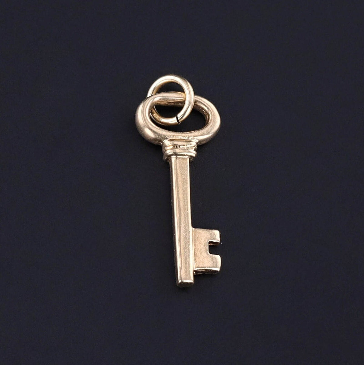 Vintage Key Charm of 14k Gold - Trademark Antiques
