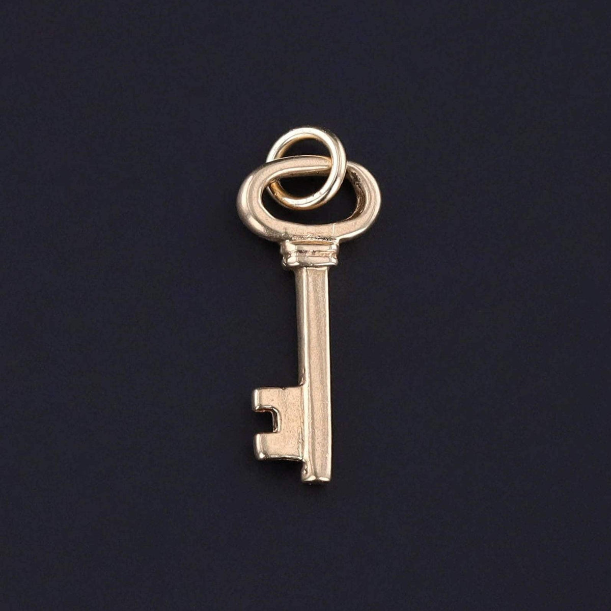 Vintage Key Charm of 14k Gold - Trademark Antiques