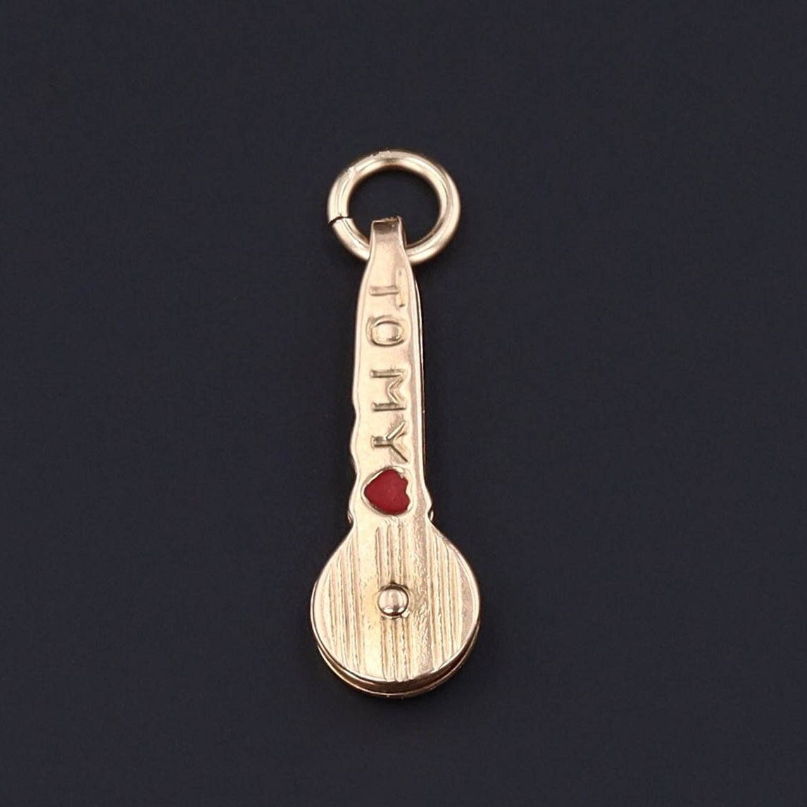 Vintage Key to My Heart Charm | Moveable Charm - Trademark Antiques