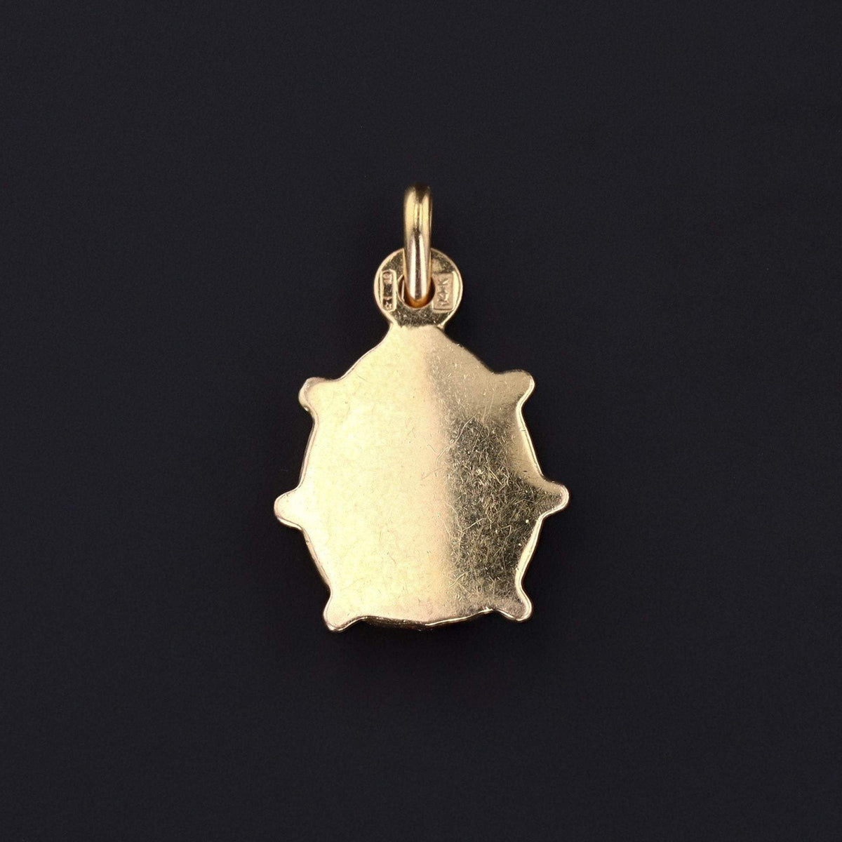 Vintage Ladybug Charm | 14k Gold &amp; Enamel Ladybug Charm - Trademark Antiques