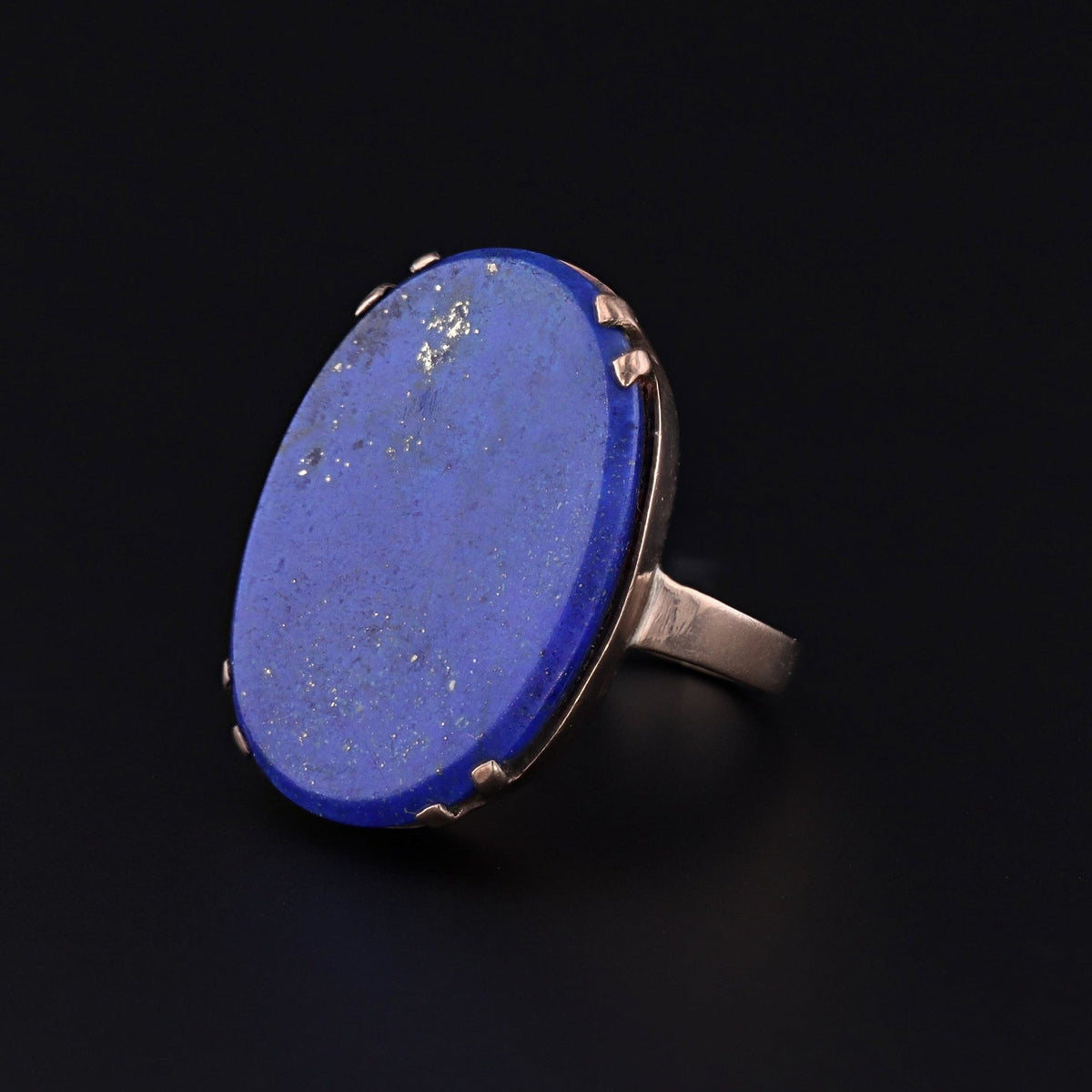 Vintage Lapis Lazuli Ring of 10k Gold - Trademark Antiques