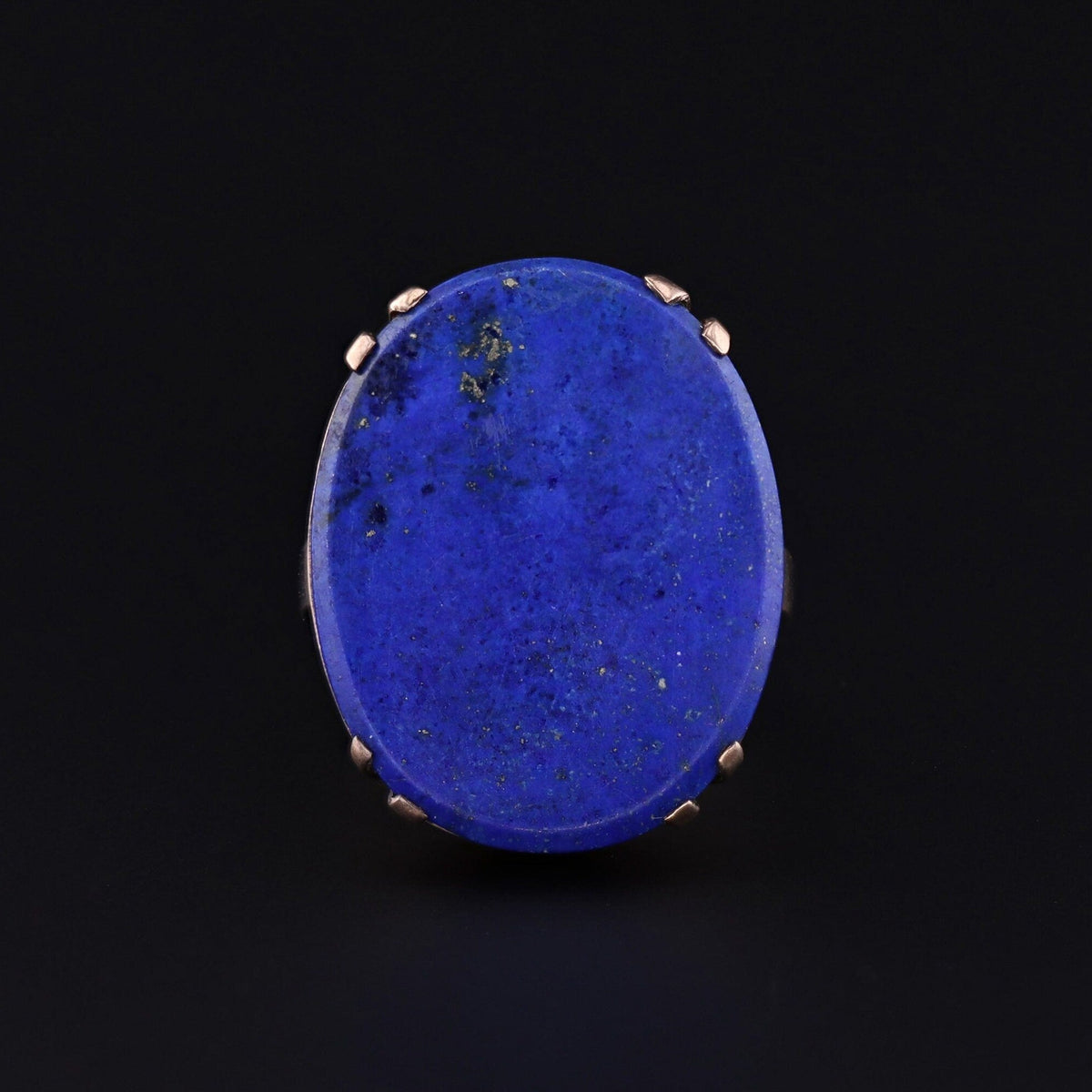 Vintage Lapis Lazuli Ring of 10k Gold - Trademark Antiques