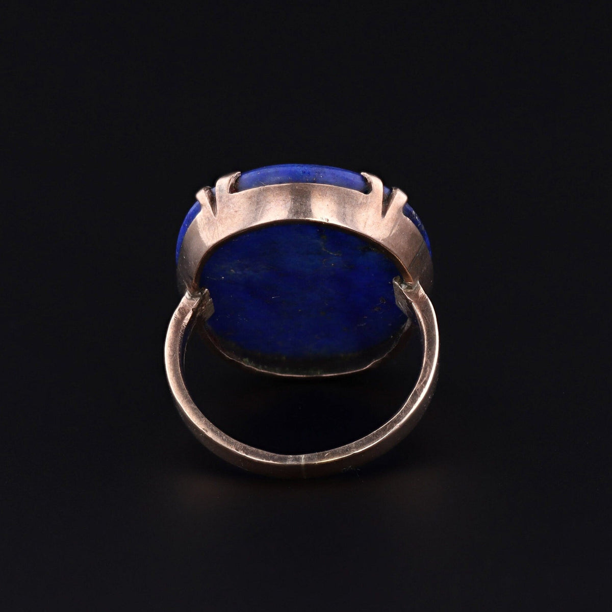 Vintage Lapis Lazuli Ring of 10k Gold - Trademark Antiques