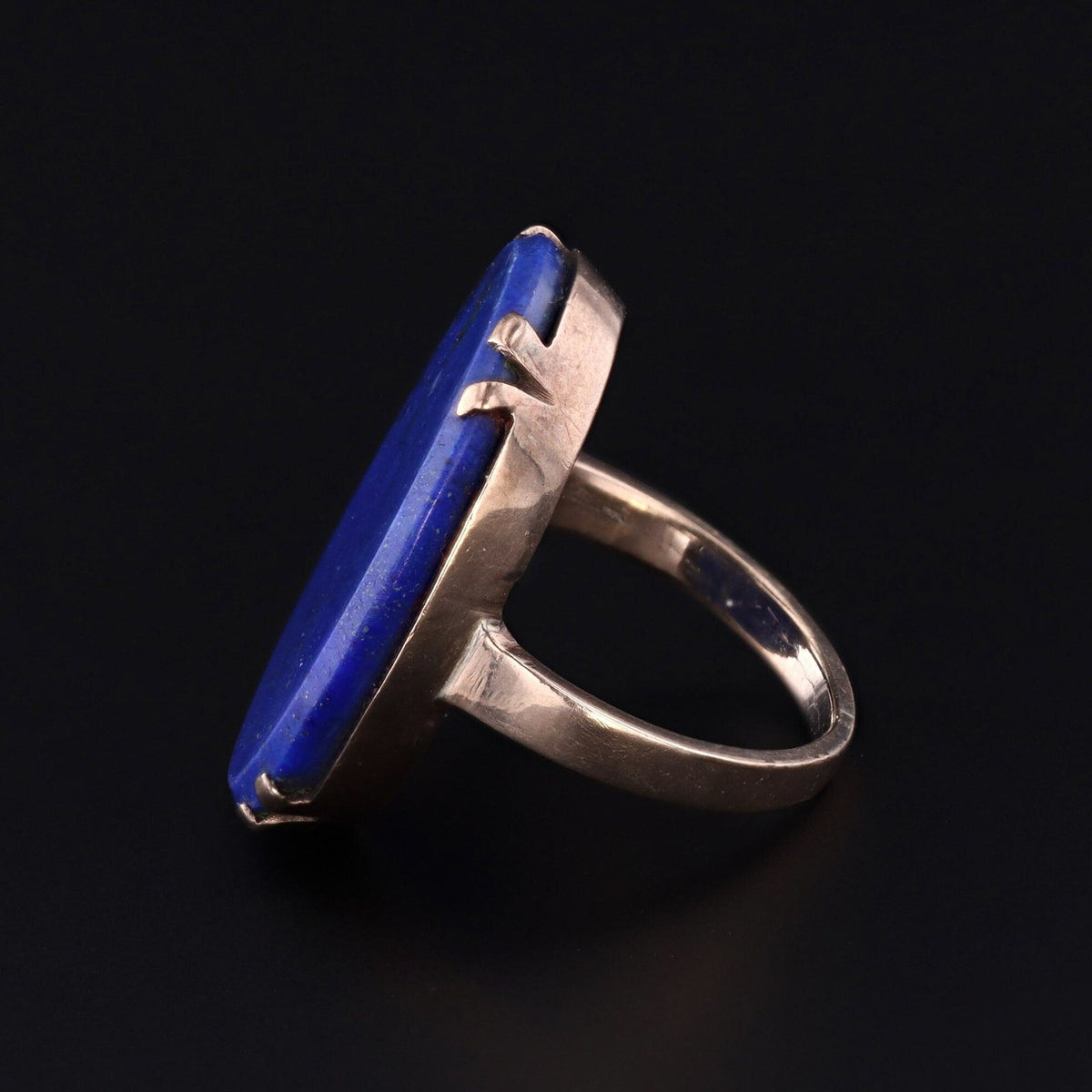 Vintage Lapis Lazuli Ring of 10k Gold - Trademark Antiques