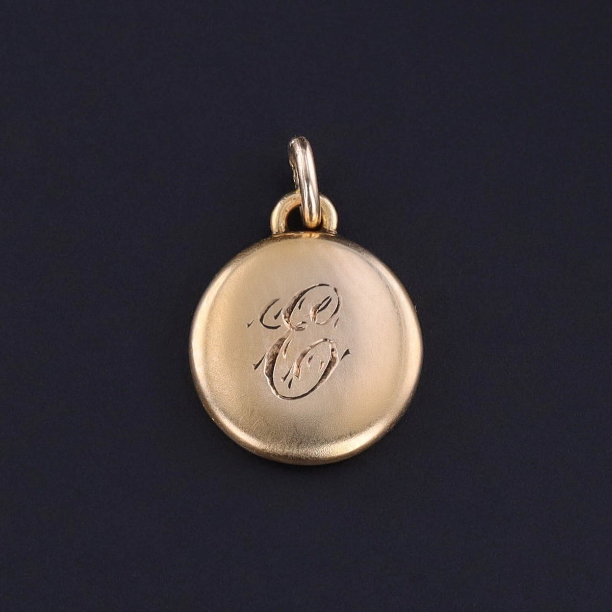 Vintage Letter E Charm of 10k Gold - Trademark Antiques
