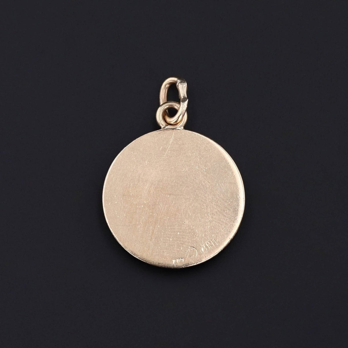 Vintage Libra Zodiac Pendant of 14k Gold - Trademark Antiques