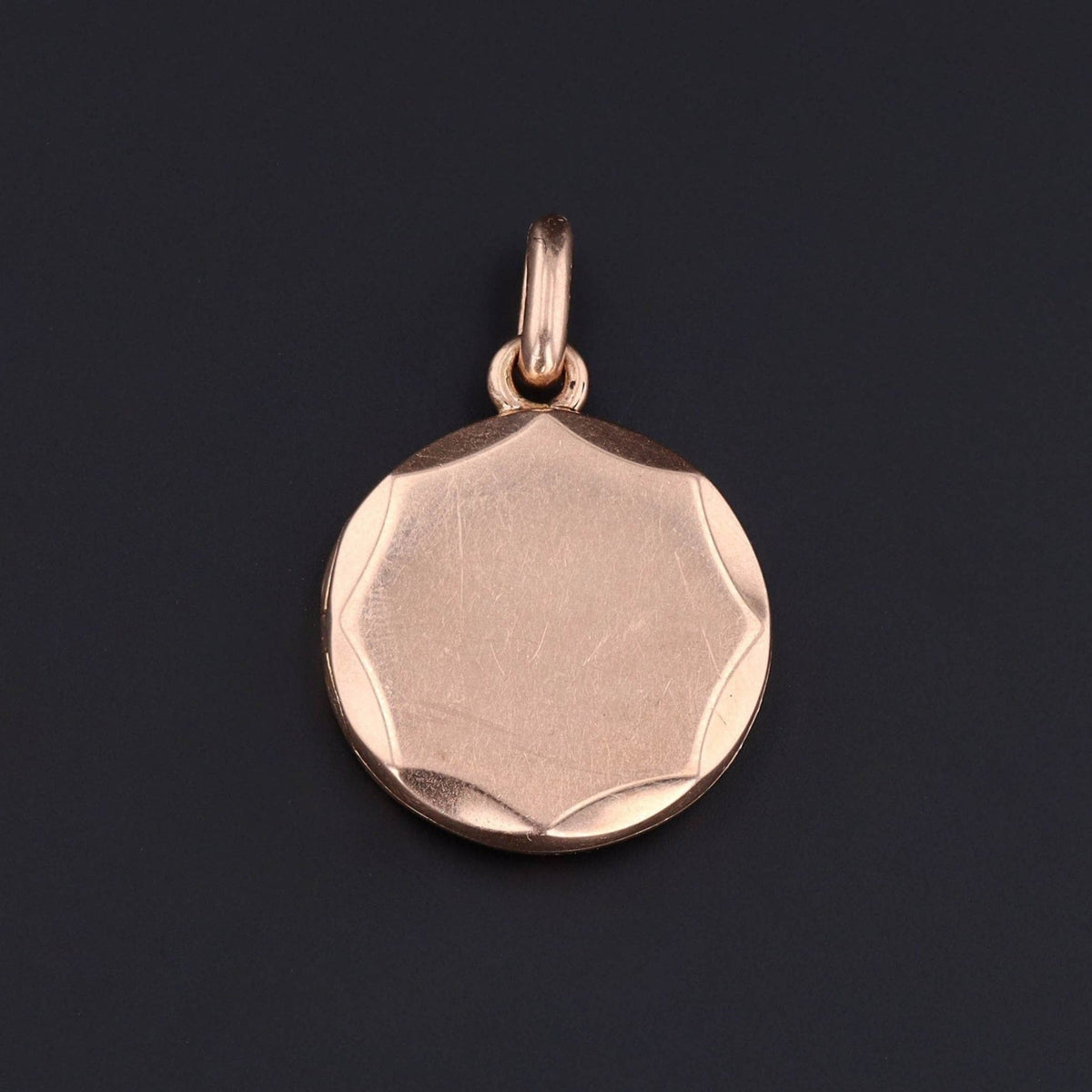 Vintage Locket | 14k Gold &amp; Diamond Locket - Trademark Antiques