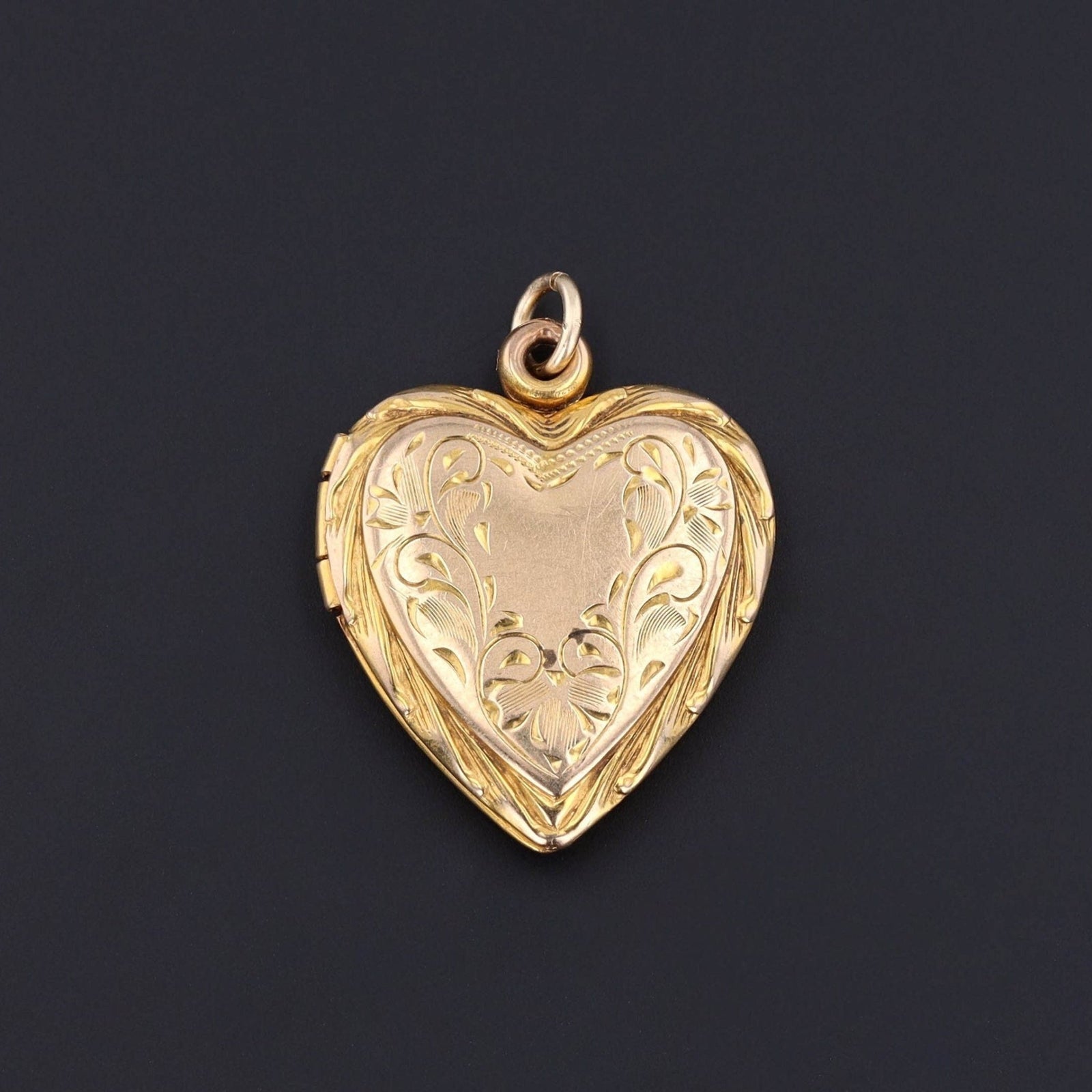 Vintage Locket | Heart Locket - Trademark Antiques