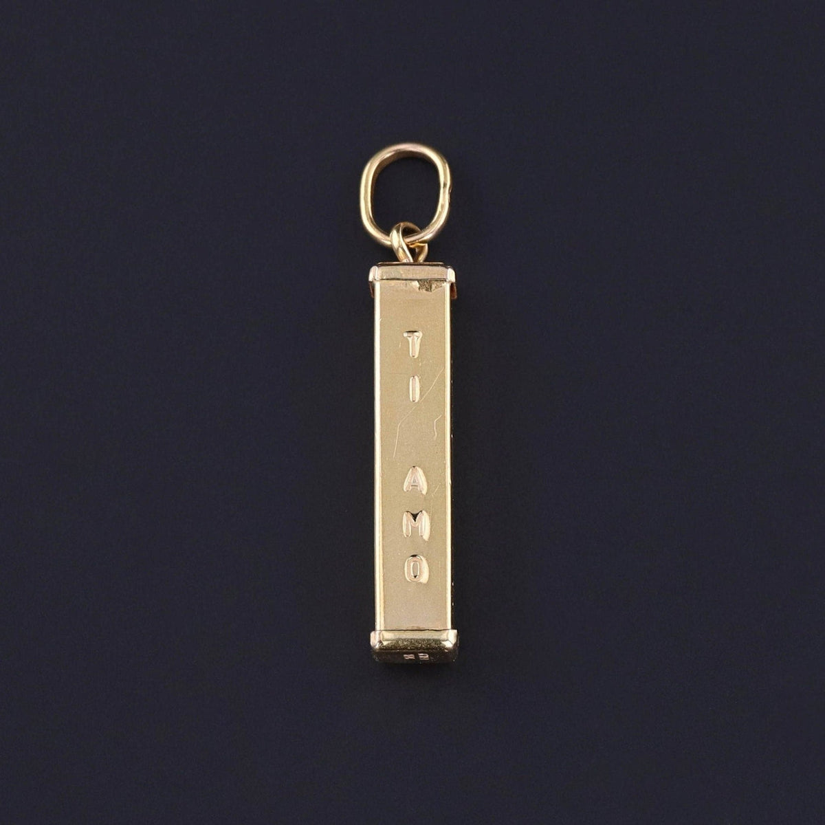 Vintage Love Language Charm of 14k Gold - Trademark Antiques