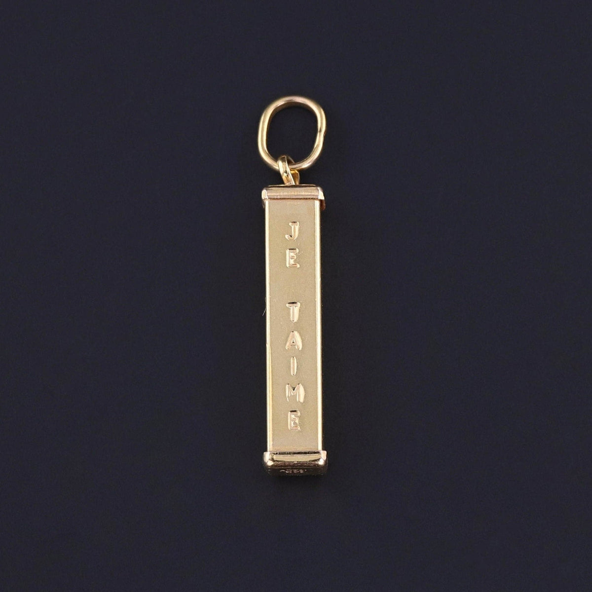 Vintage Love Language Charm of 14k Gold - Trademark Antiques