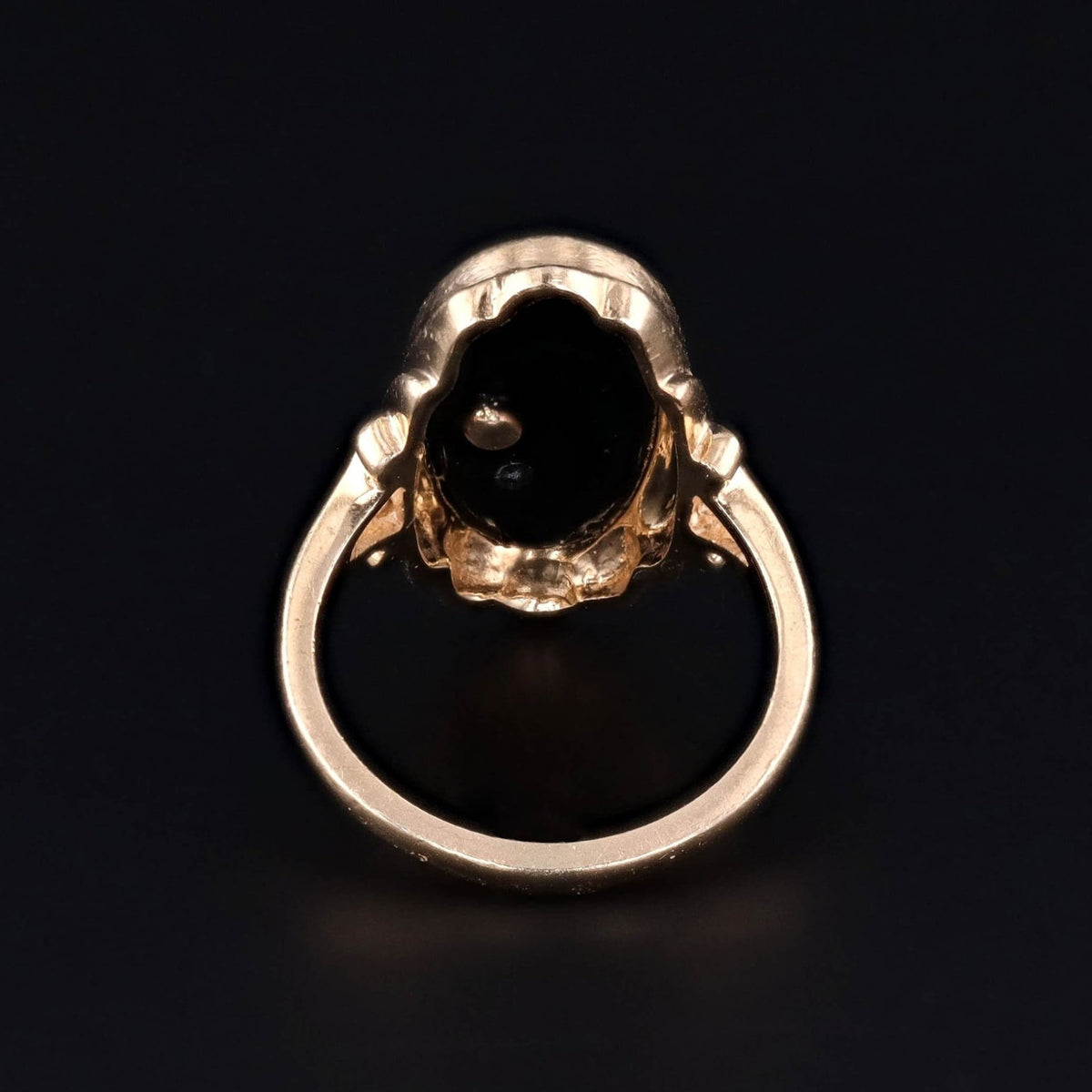 Vintage Man in the Moon Conversion Ring of 14k Gold - Trademark Antiques