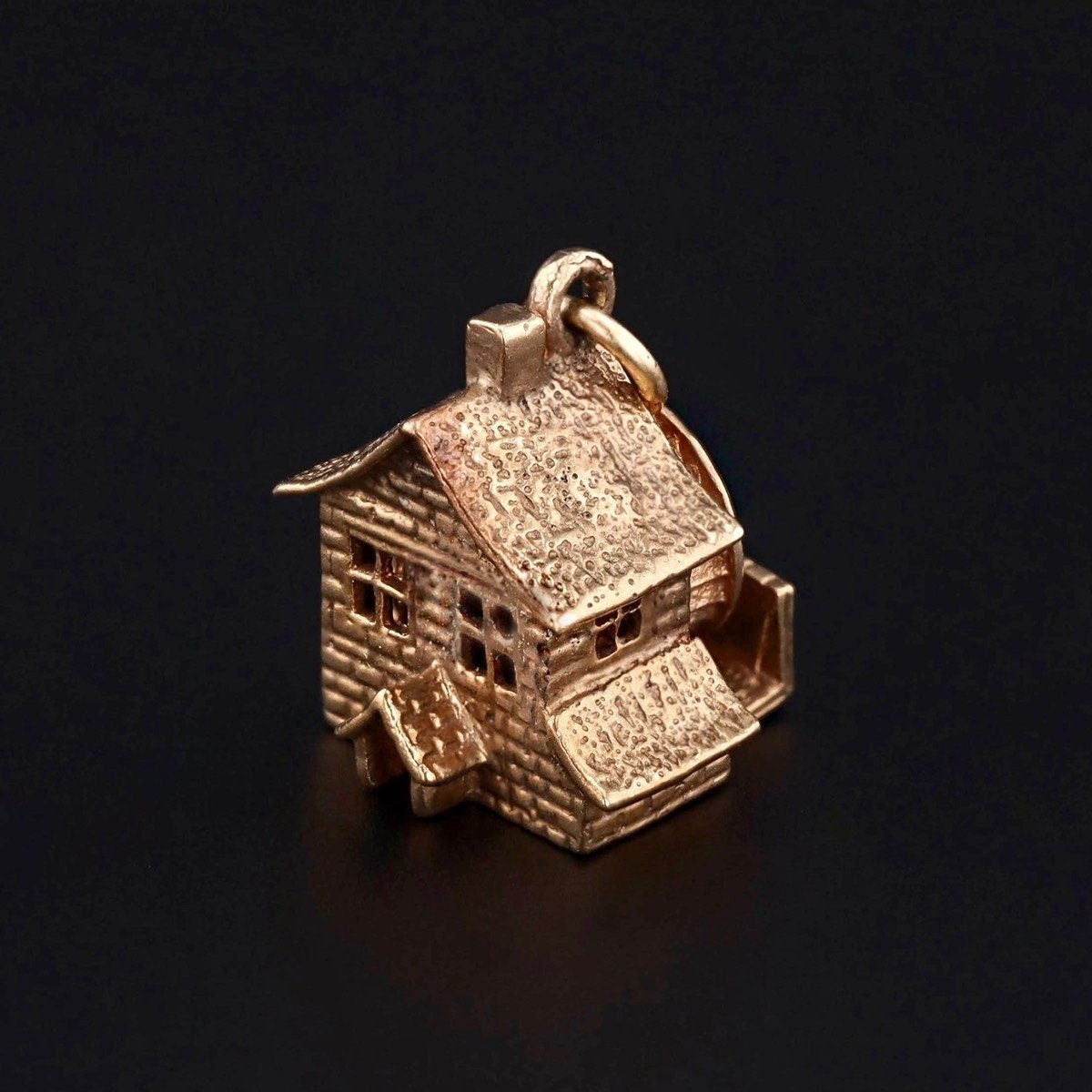 Vintage Mill Charm of 9ct Gold - Trademark Antiques