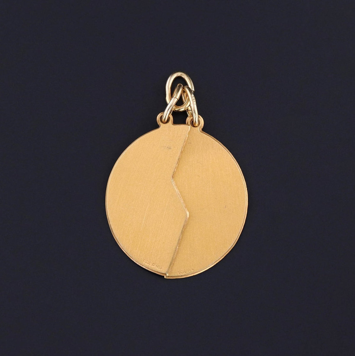 Vintage Mizpah Pendant of 14k Gold - Trademark Antiques