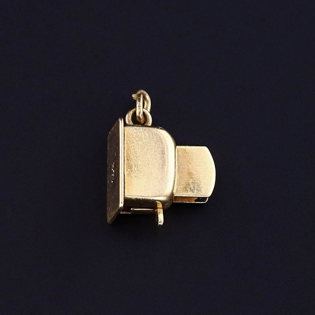 Vintage Moveable Toaster Charm fo 14k Gold - Trademark Antiques
