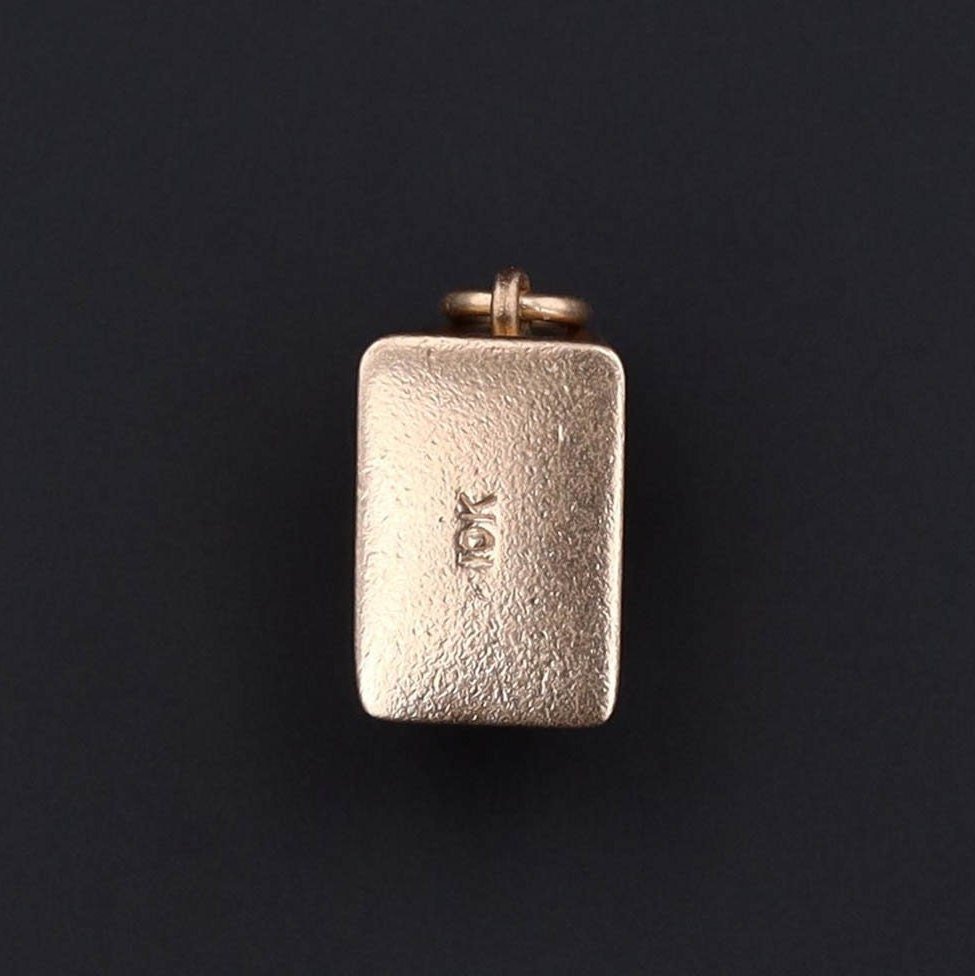 Vintage Moveable Toaster Charm of 10k Gold - Trademark Antiques
