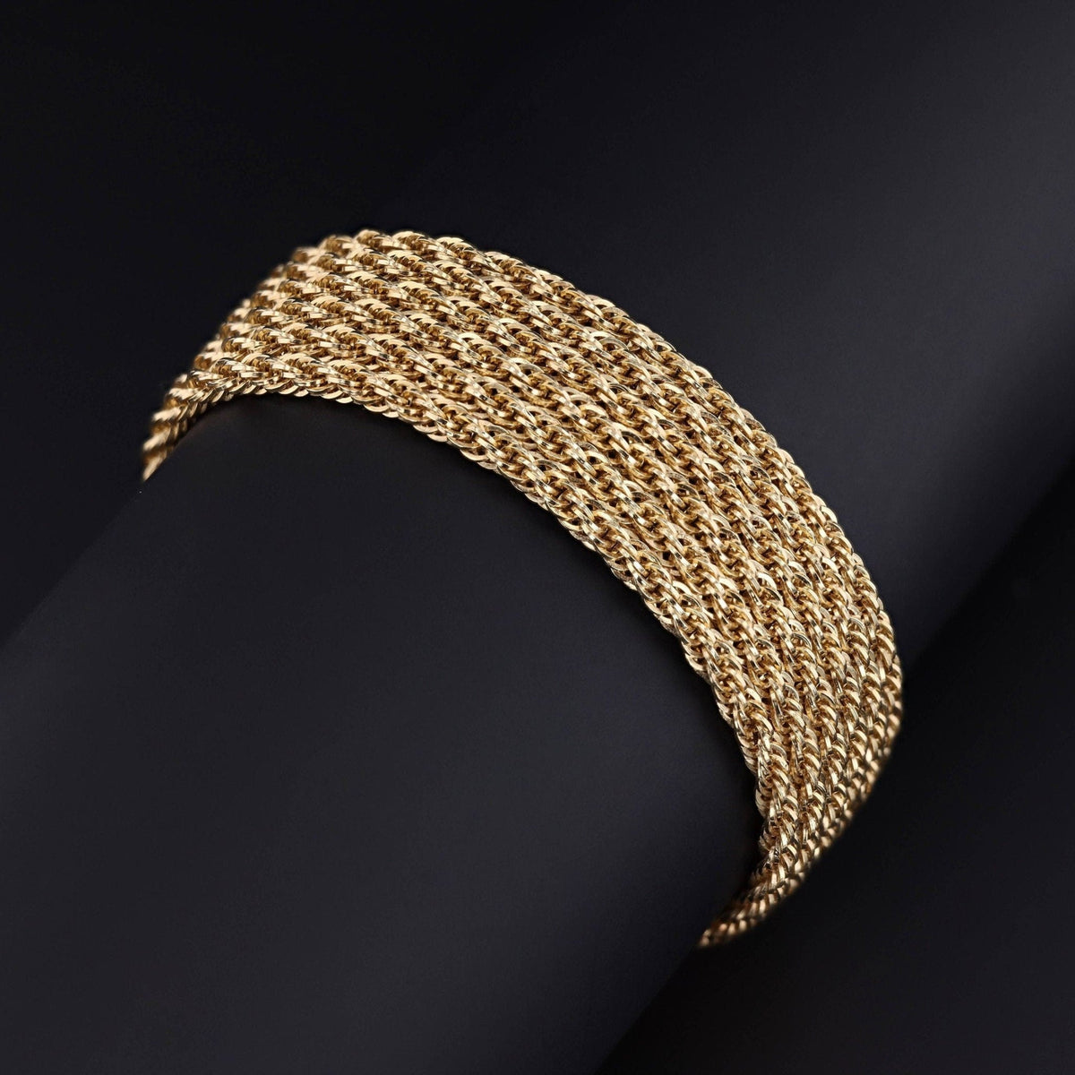 Vintage Necklace and Bracelet Set of 14k Gold - Trademark Antiques