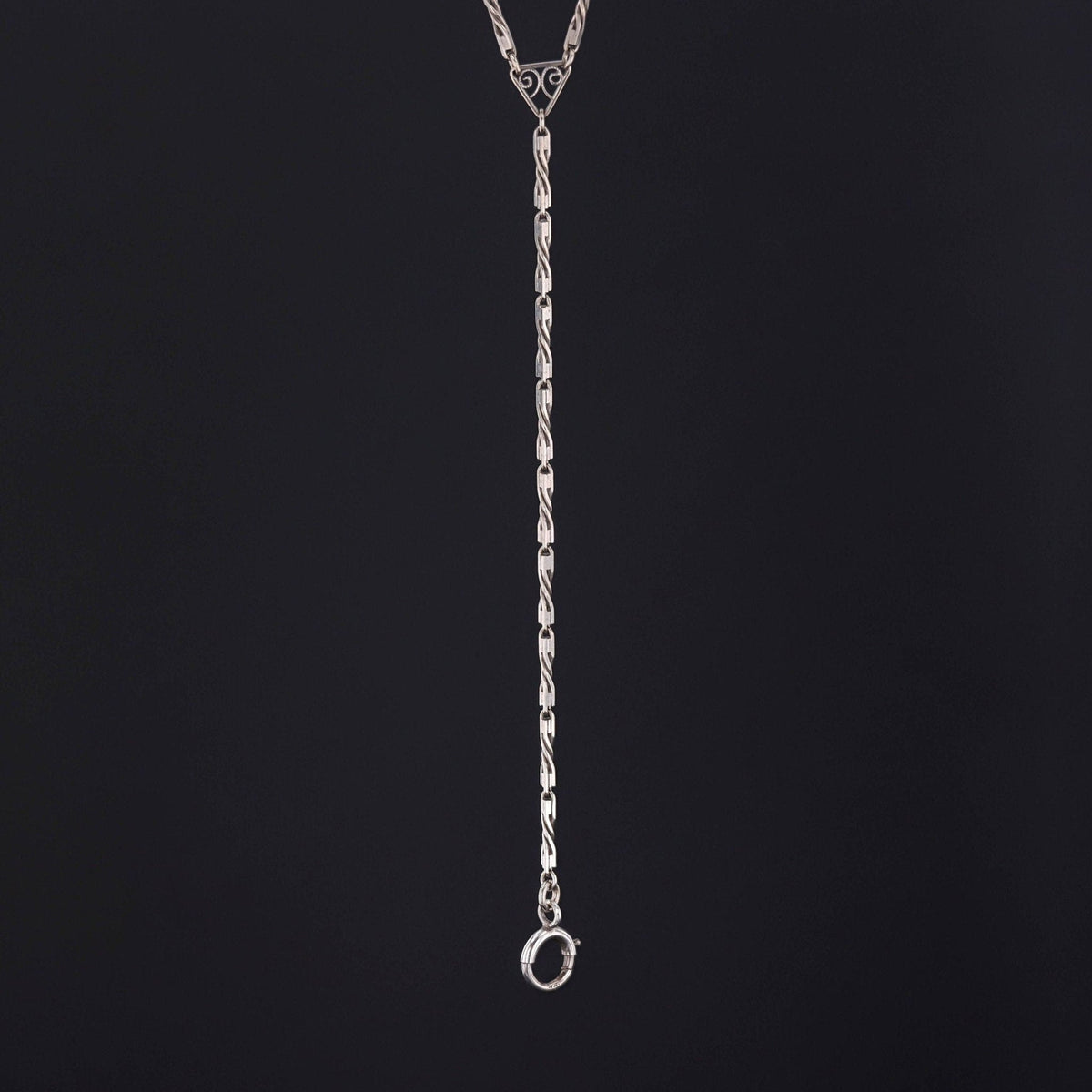 Vintage Necklace Chain of 14k White Gold - Trademark Antiques