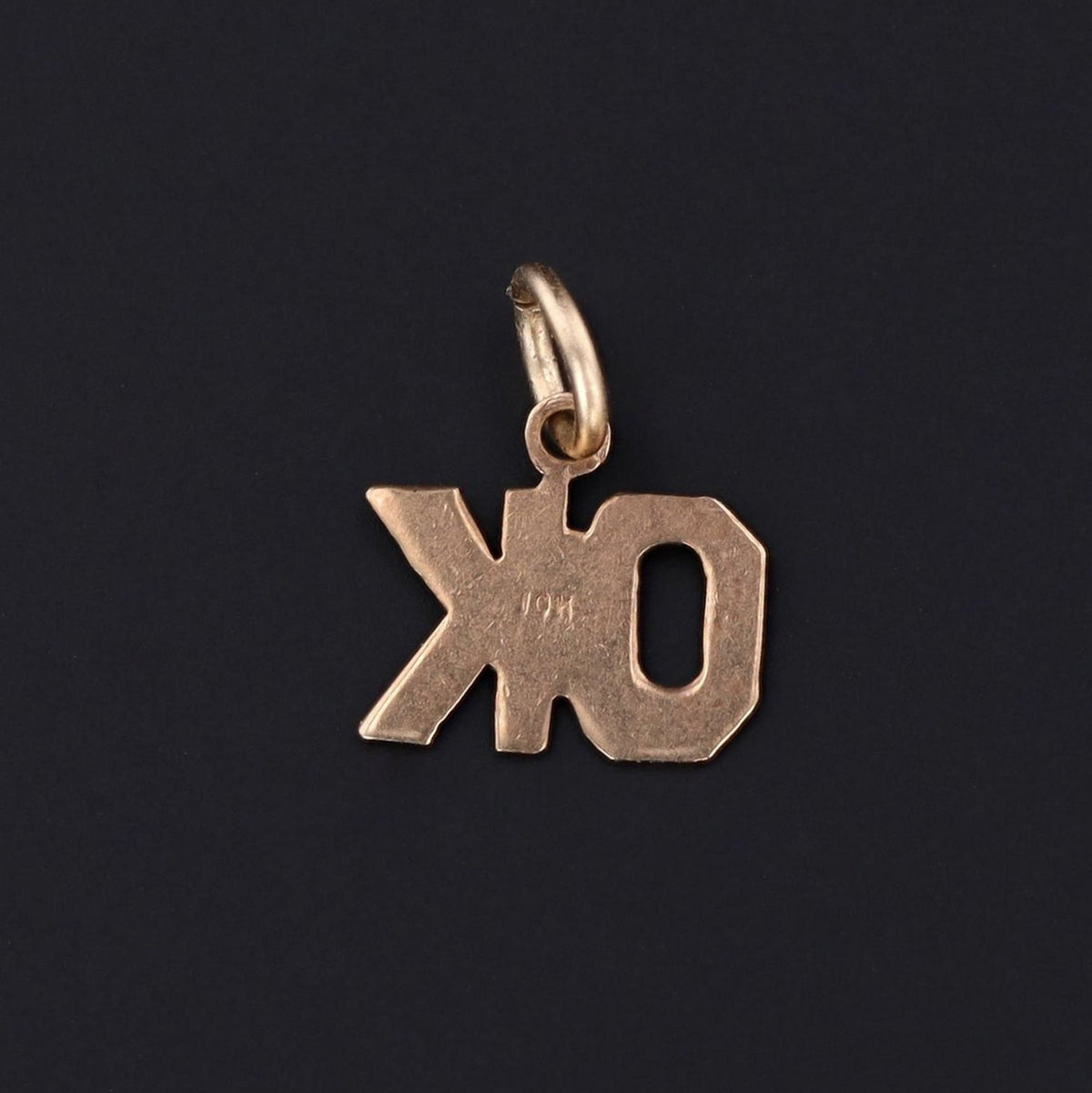 Vintage OK Charm | 10k Gold Charm - Trademark Antiques