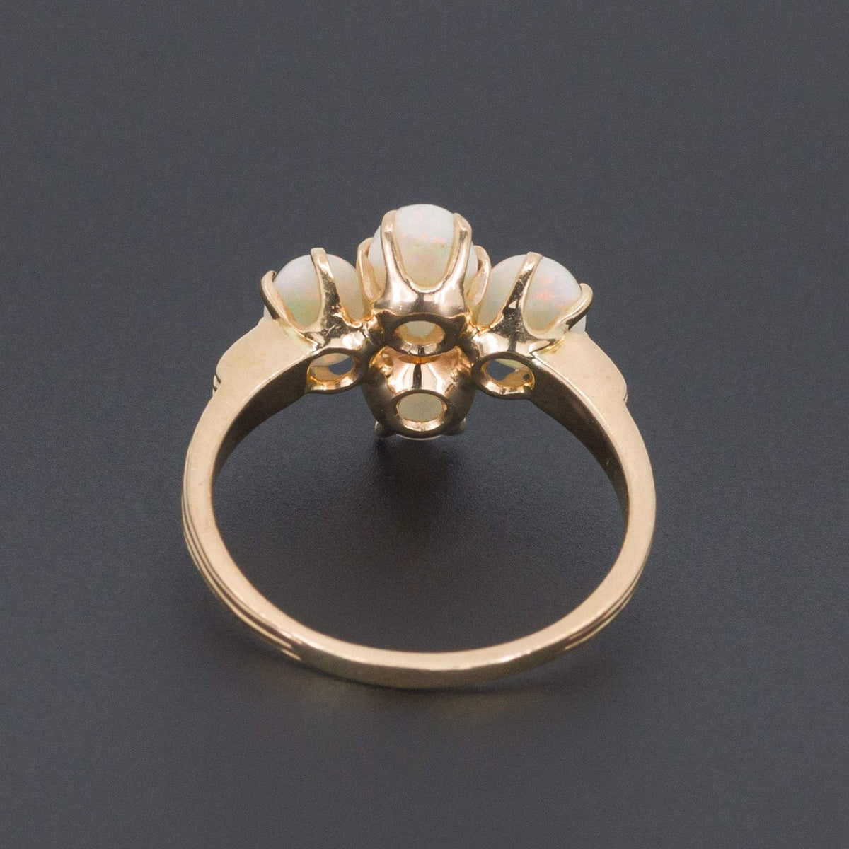 Vintage Opal Ring | 14k Gold Opal Ring - Trademark Antiques