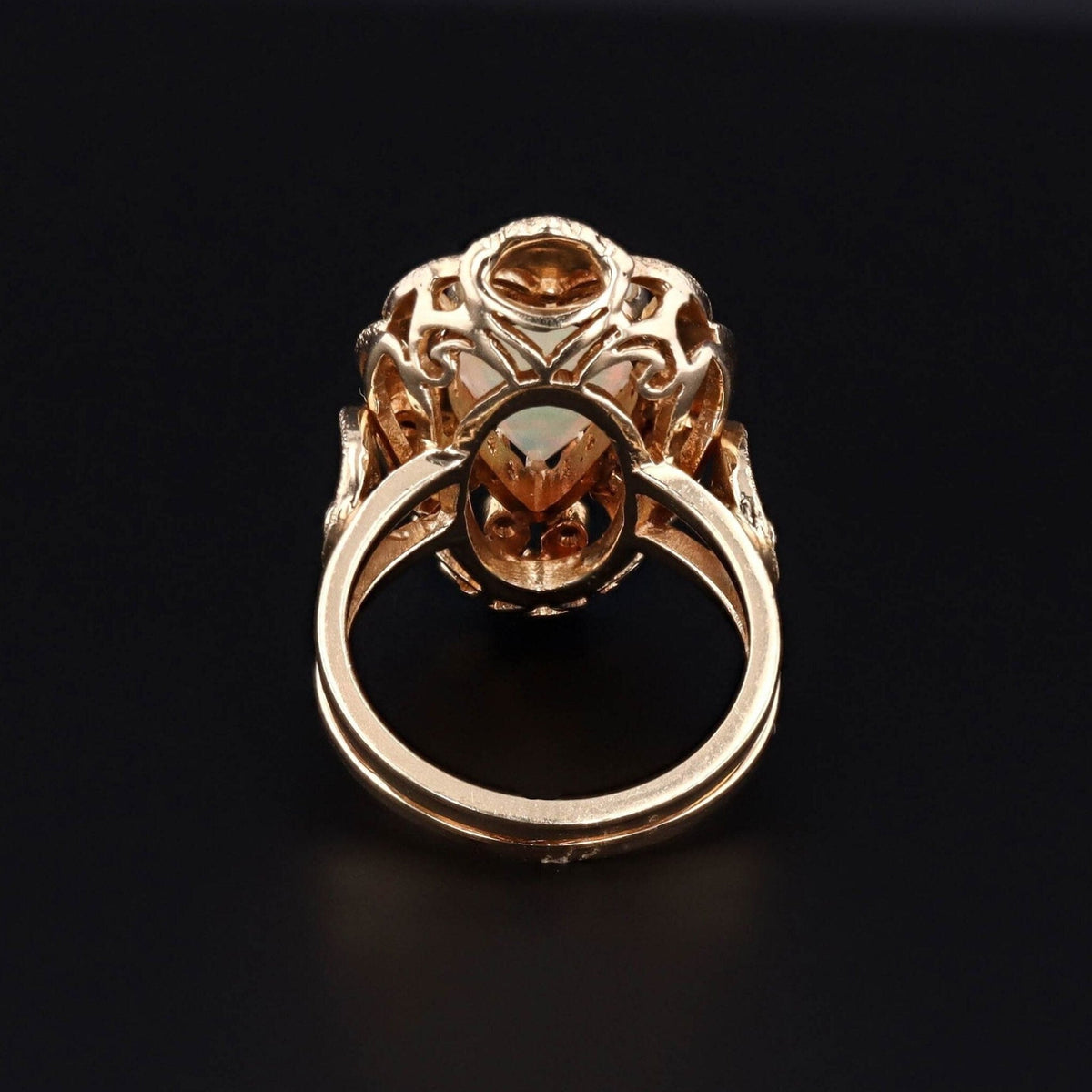 Vintage Opal Ring of 14k Gold - Trademark Antiques